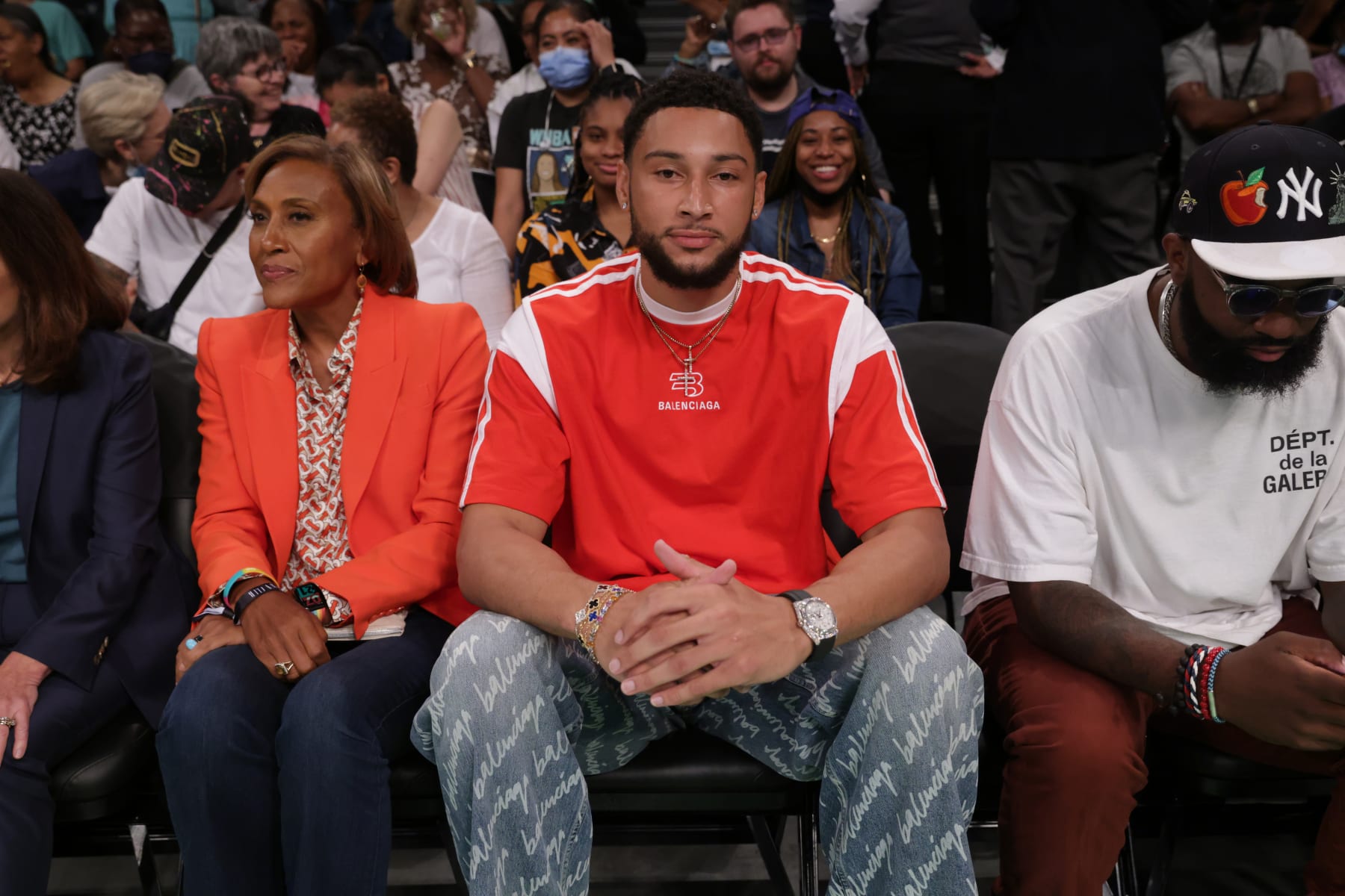 Ben Simmons Tweets '😂 Slow News Day' After Rumor He Left Nets Group
