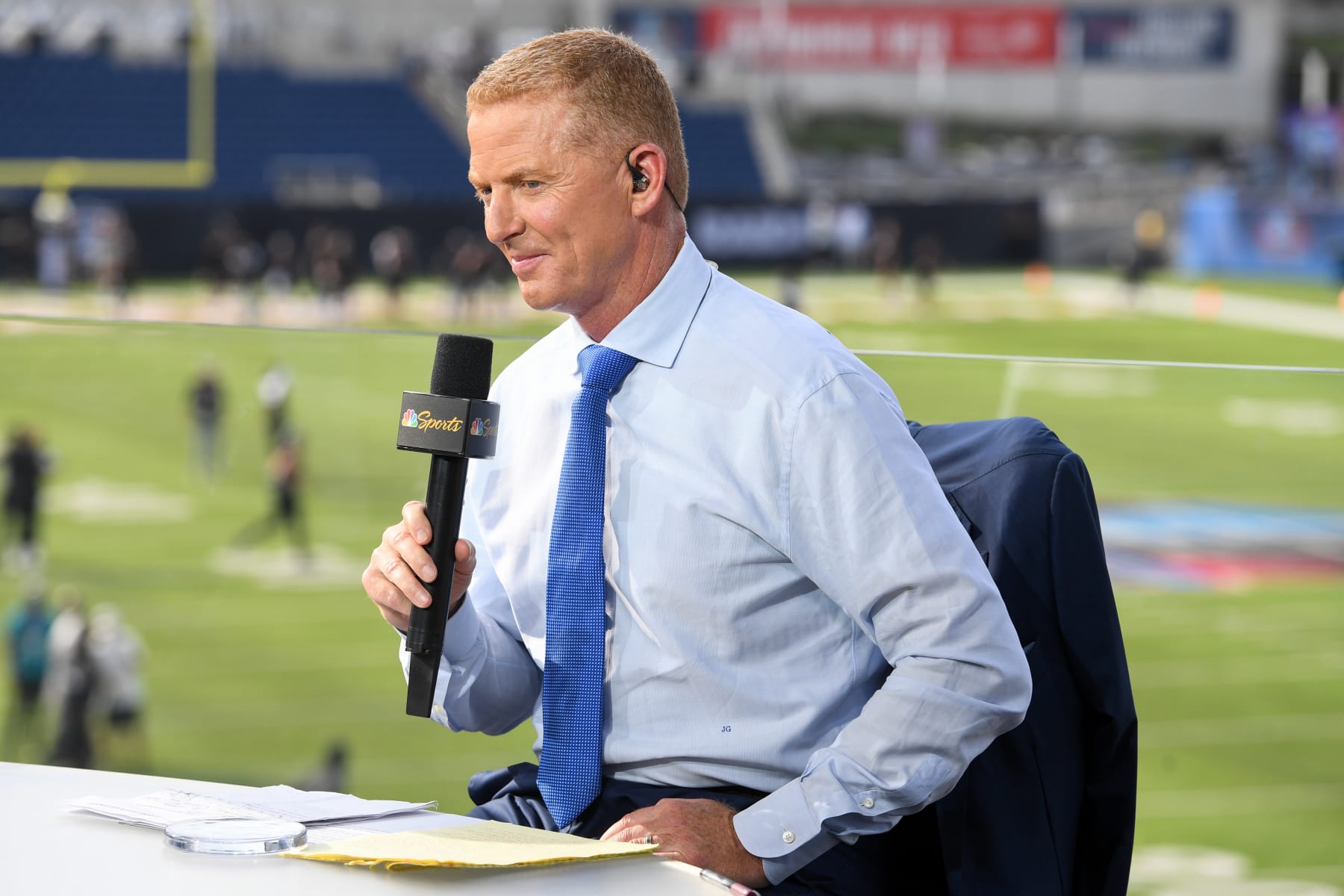 Report Jason Garrett, Jac Collinsworth Replace Brees, Tirico for Notre