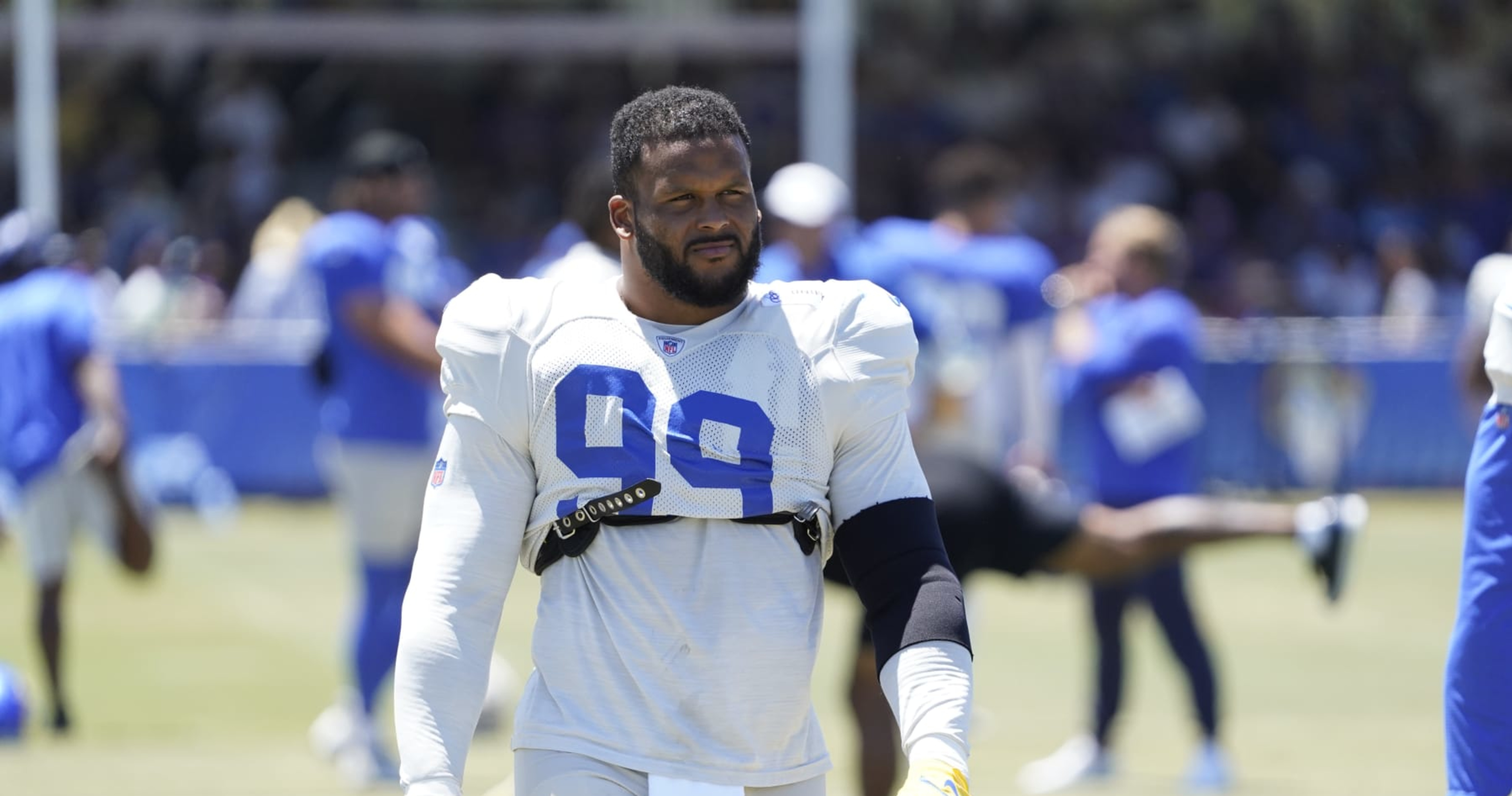 Aaron Donald between retiring from NFL and getting a juicier contract with  Rams