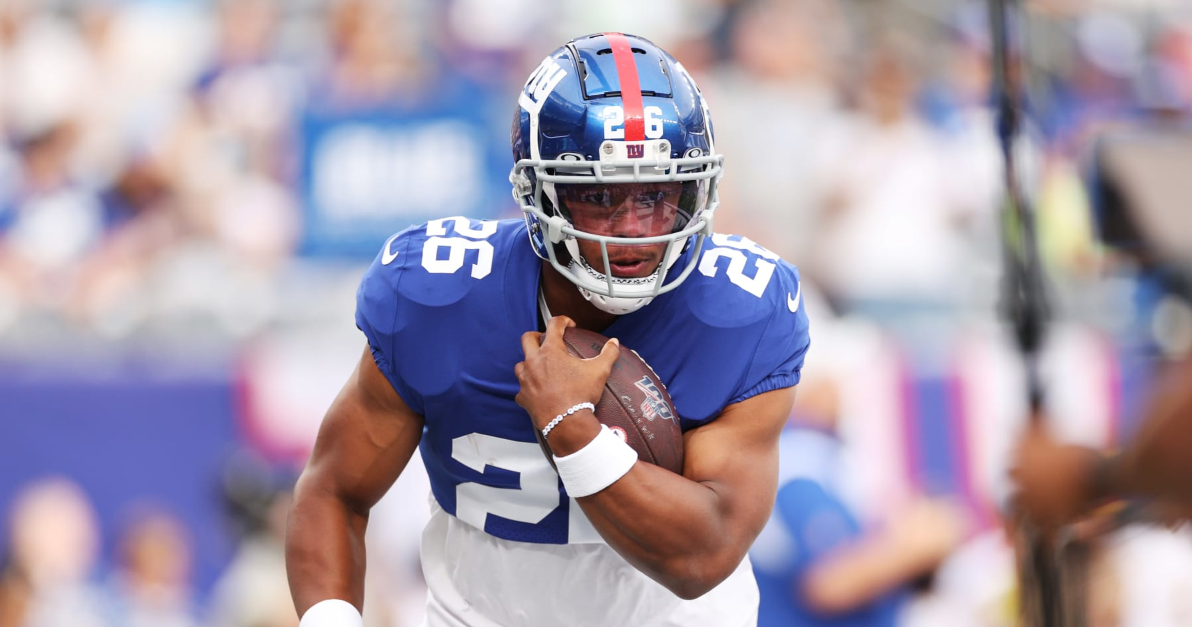 Saquon Barkley 'Shaping Up For A Major Bounce-Back Season,' Says Giants ...