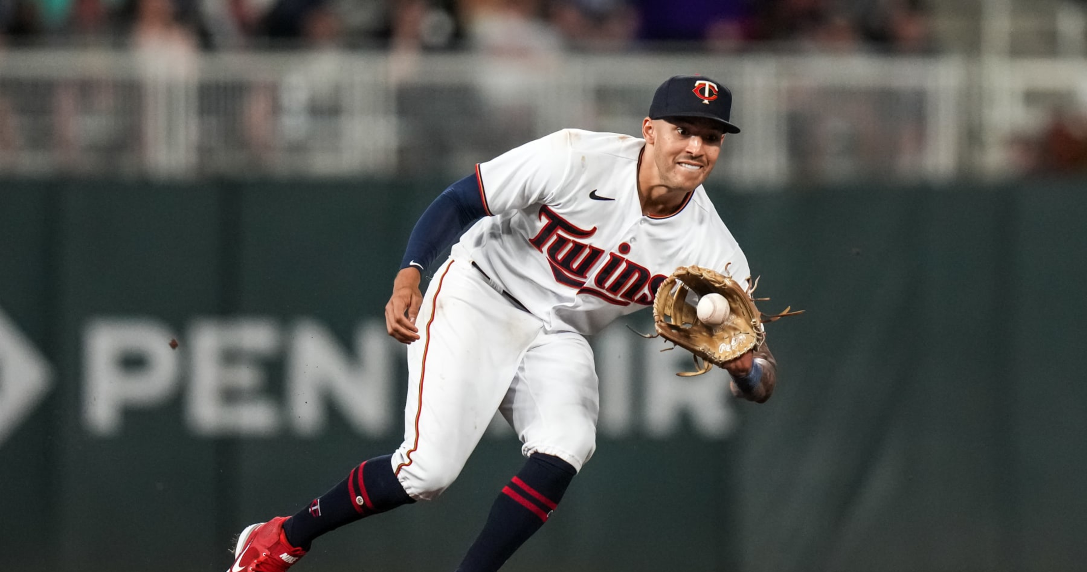 Carlos Correa of the Minnesota Twins looks on against the Seattle News  Photo - Getty Images
