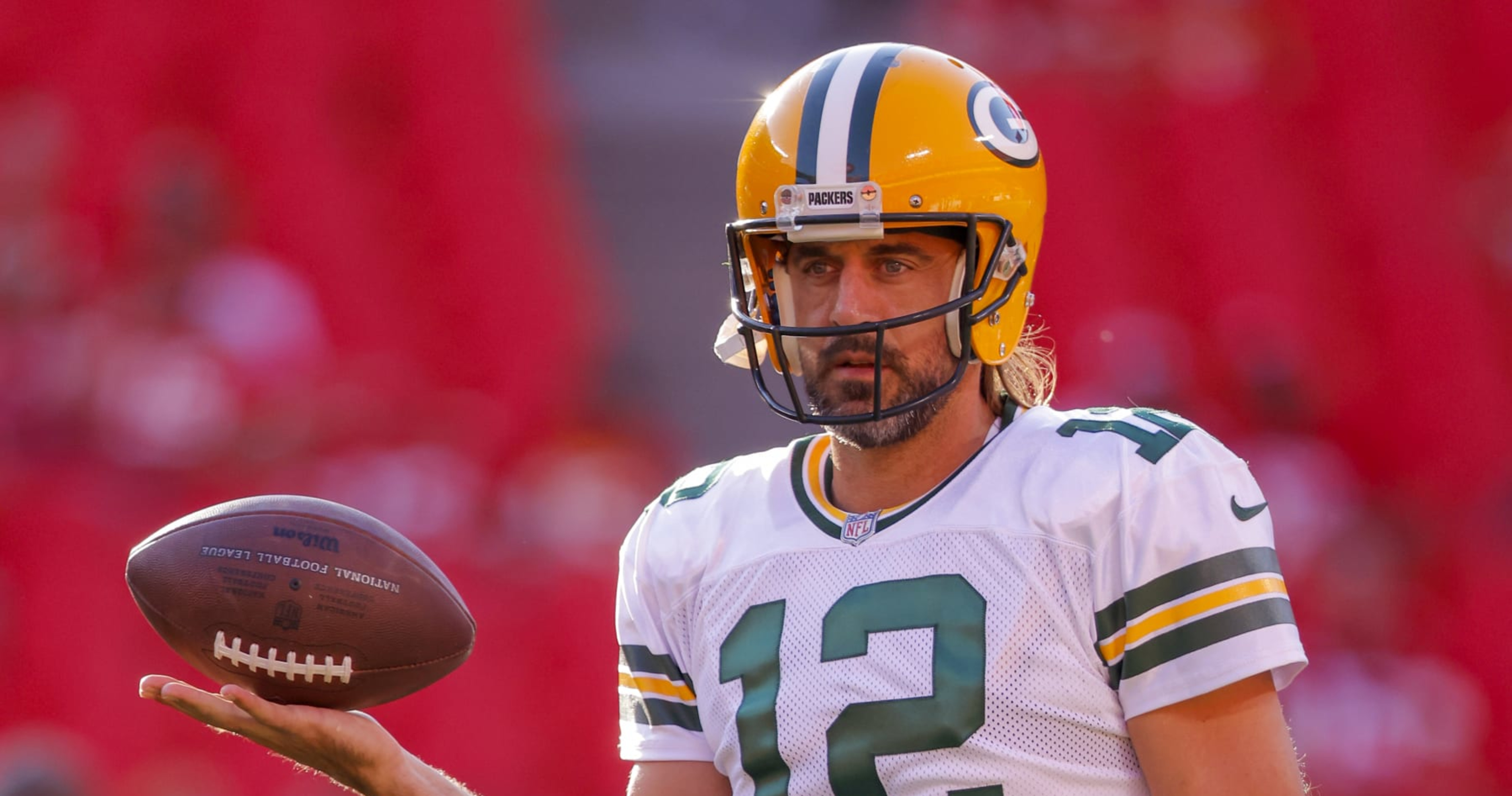 Aaron Rodgers seemed fine about the Packers' silent trade deadline