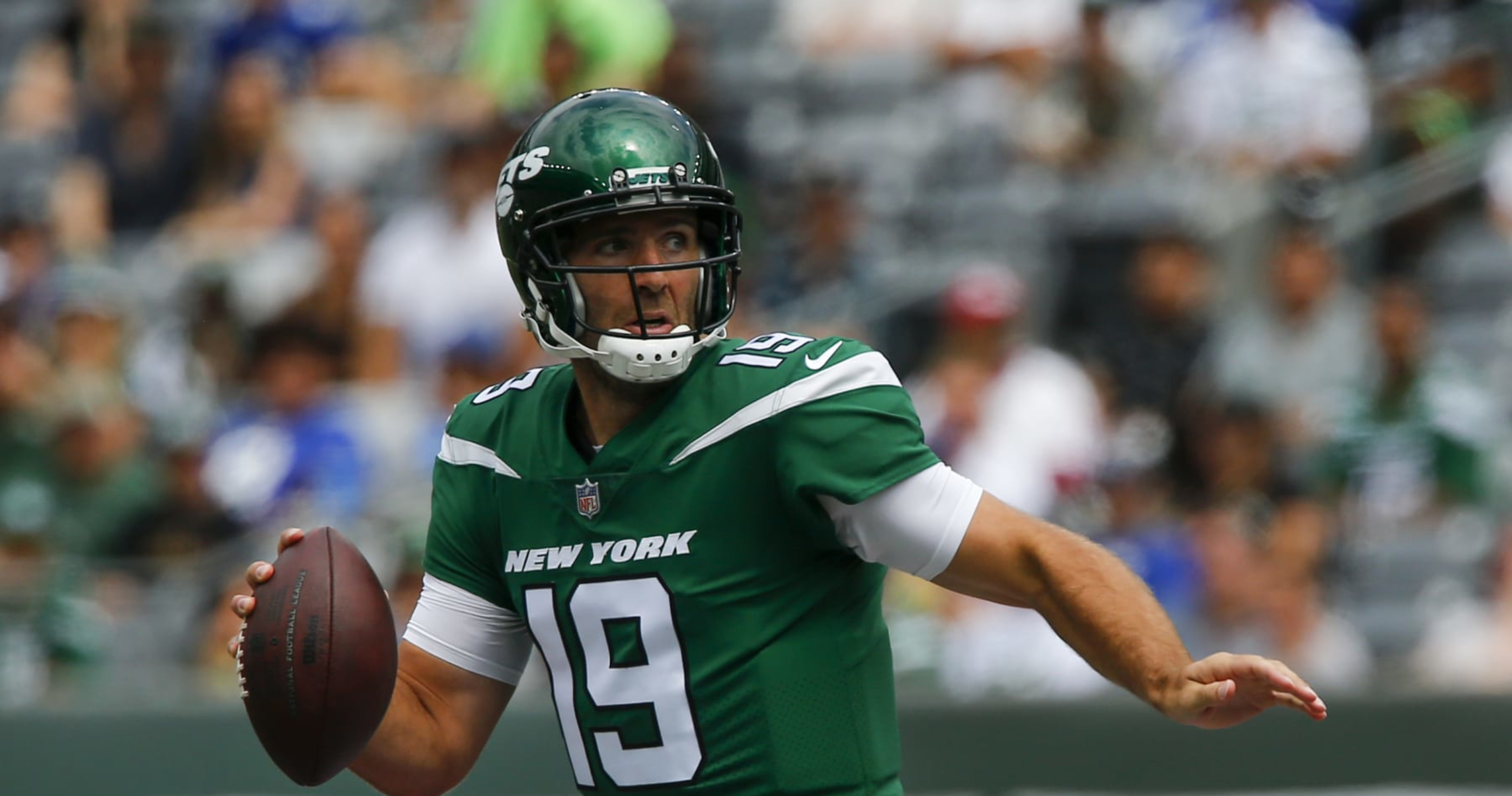 Joe Flacco has up and down day as Jets go up against Giants