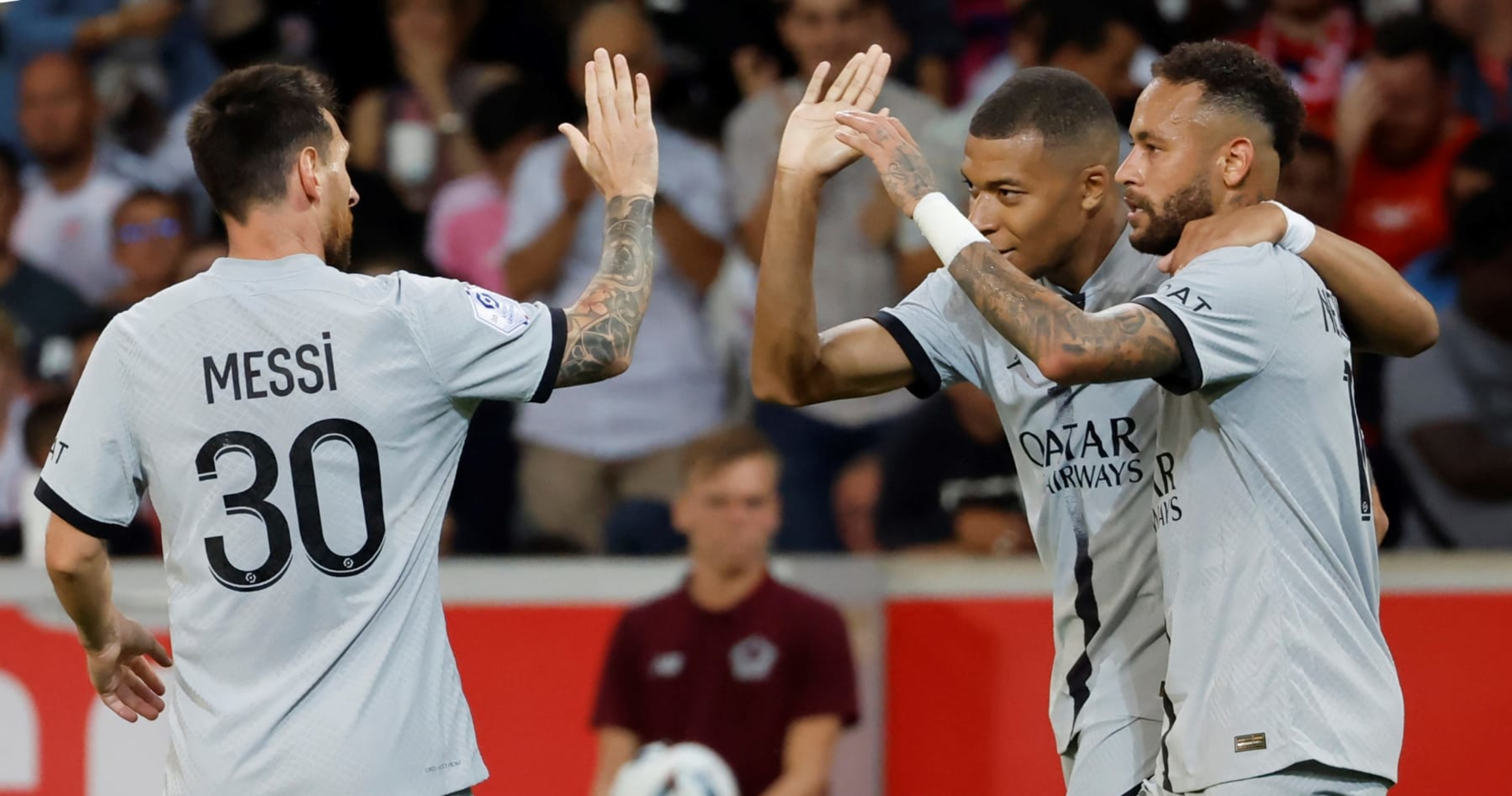 Messi, Neymar And Mbappé Model The New PSG Home Jersey For 2023