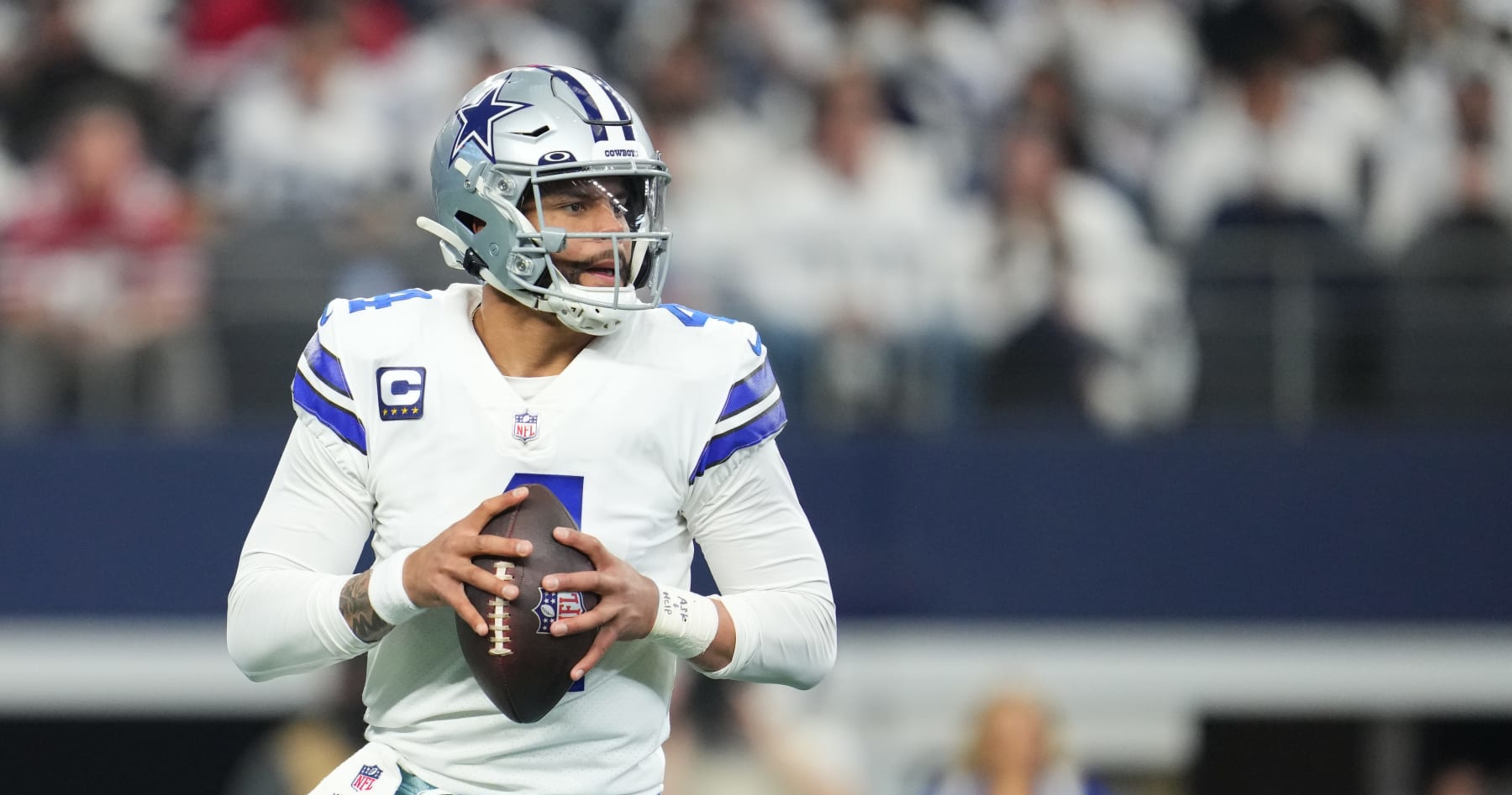 Cowboys' Dak Prescott 'Great' After New Cleats Irritate Surgically Repaired Ankl..