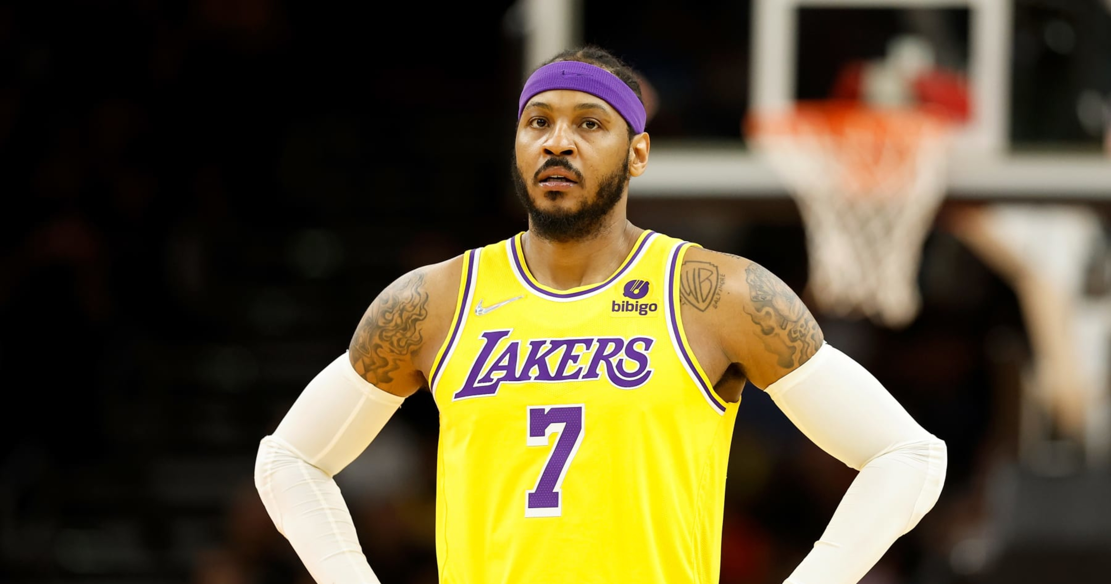 Carmelo Anthony Los Angeles Lakers 2021-22 City Edition Jersey