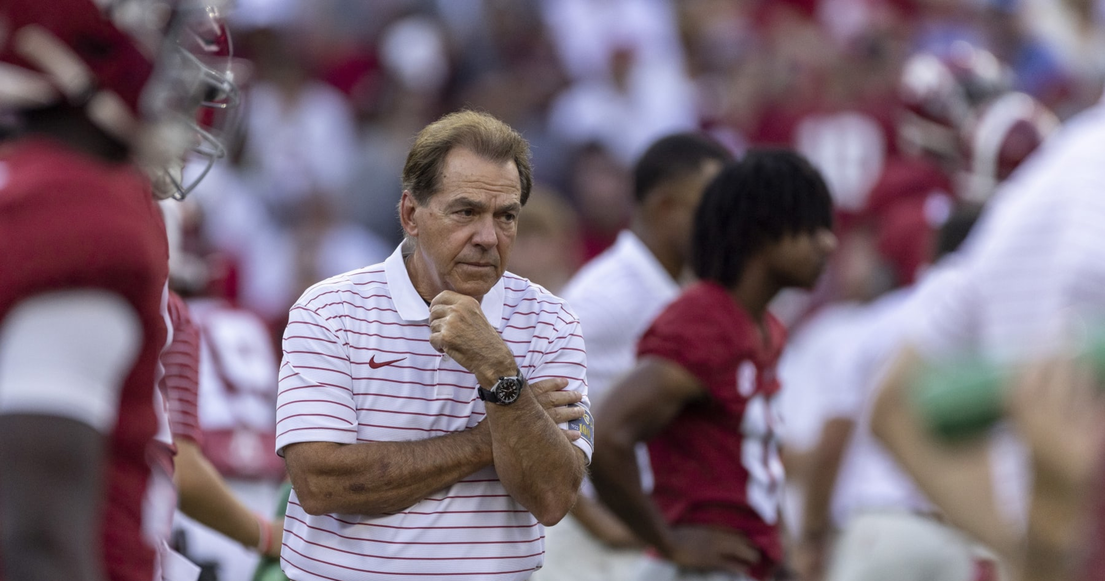 Alabama irons out kinks sans Saban