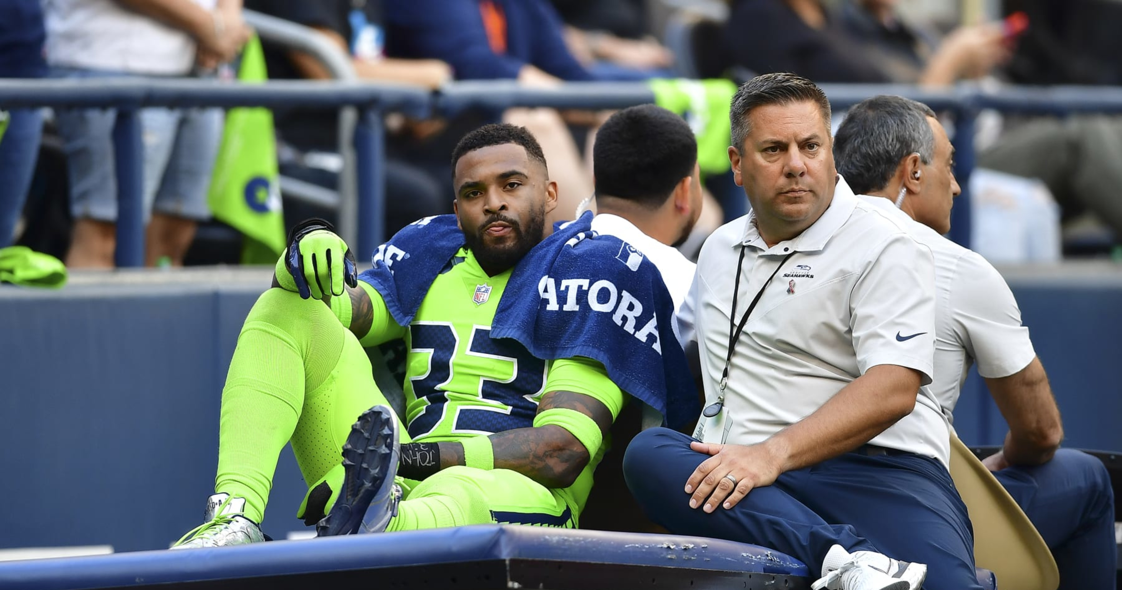 Seahawks' Jamal Adams gets into tiff with Pete Carroll during loss to Bills