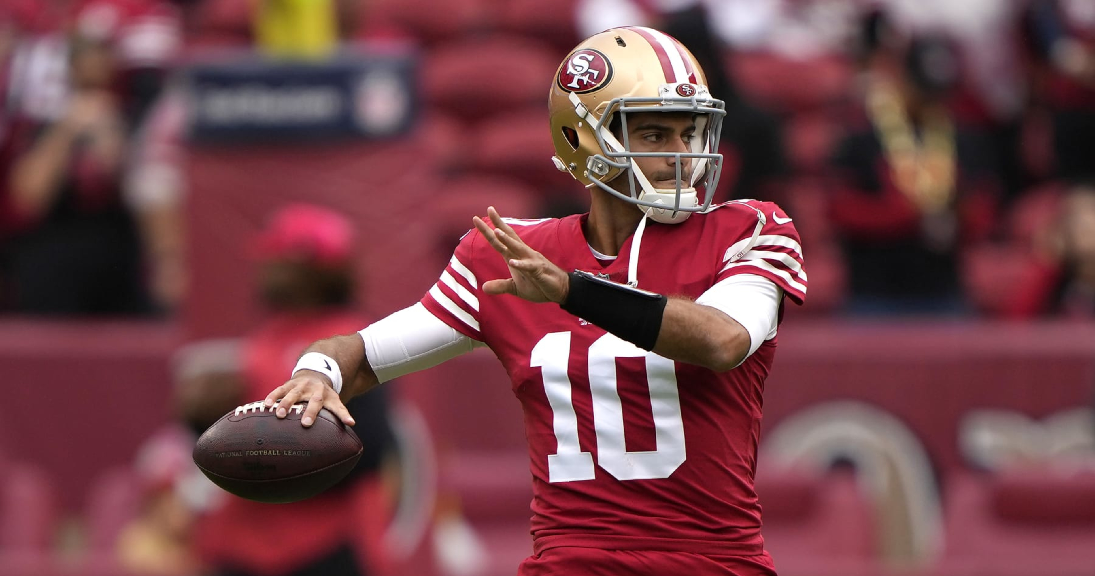 49ers Quarterback Trey Lance Was Carted Off the Field After
