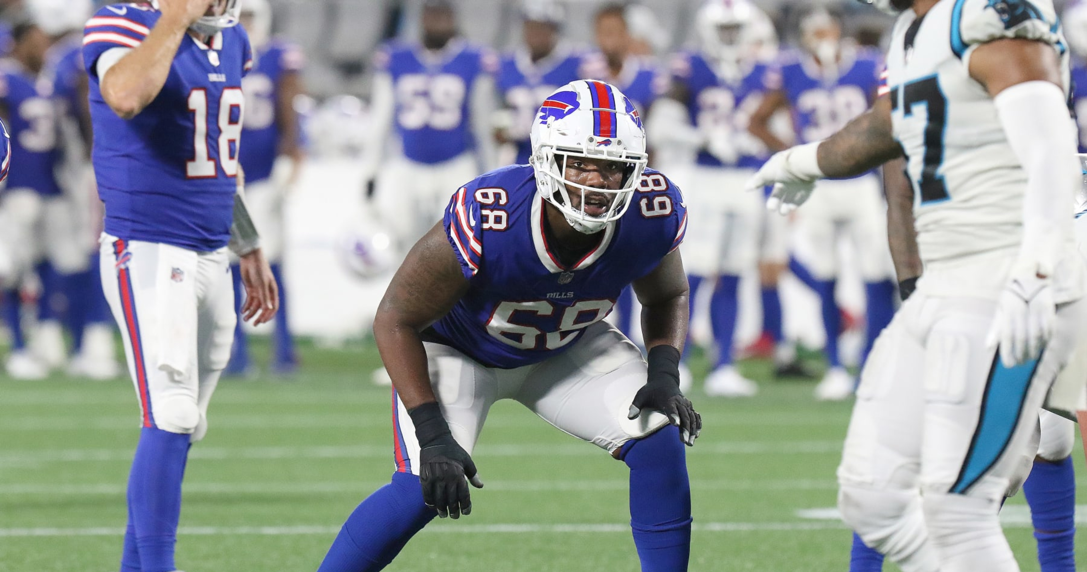 Bills' Bobby Hart Suspended 1 Game for Swinging at Titans Player, Punching Coach