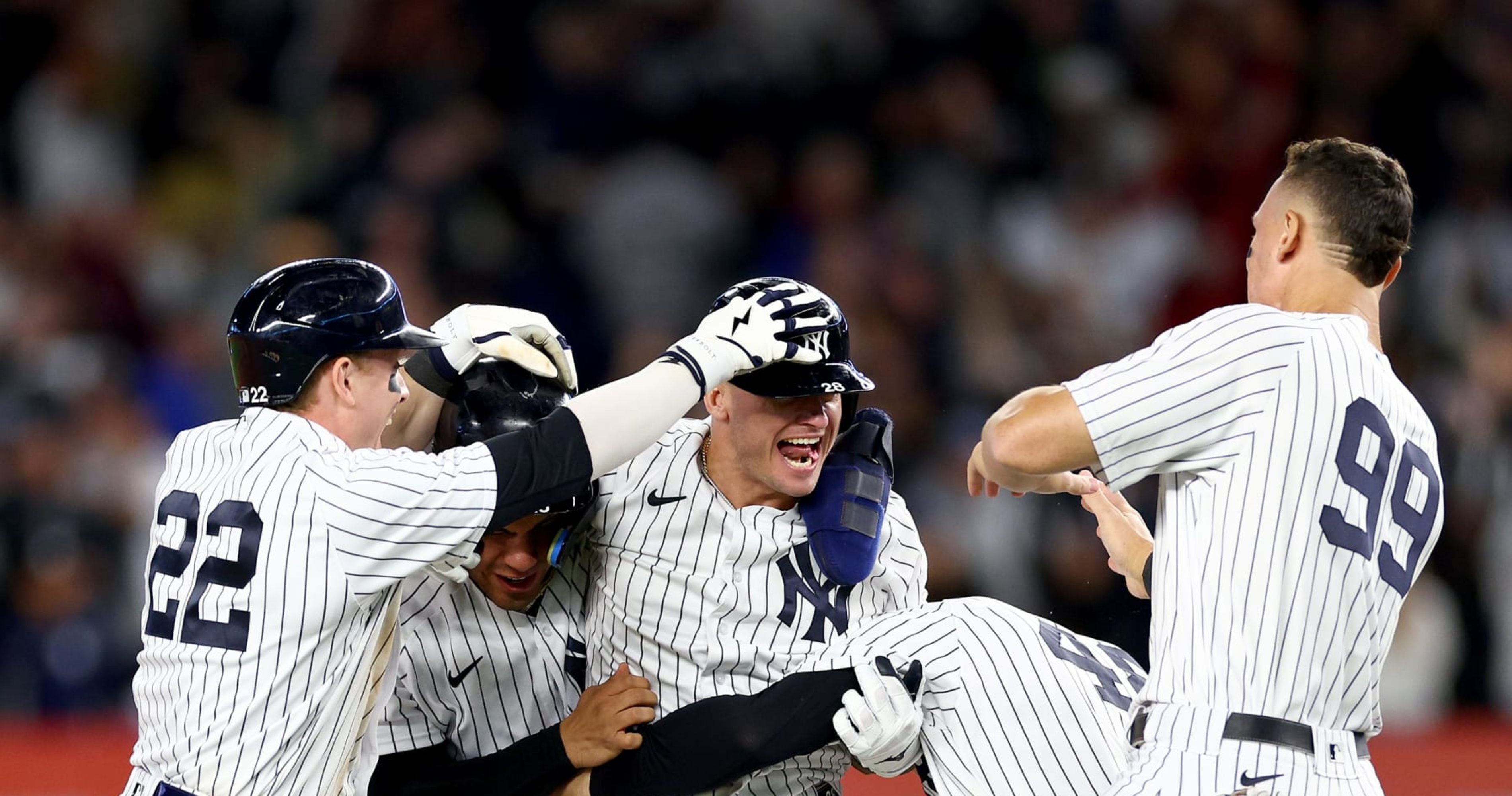 Yankees Clinch AL East with 5-2 Win vs. Blue Jays