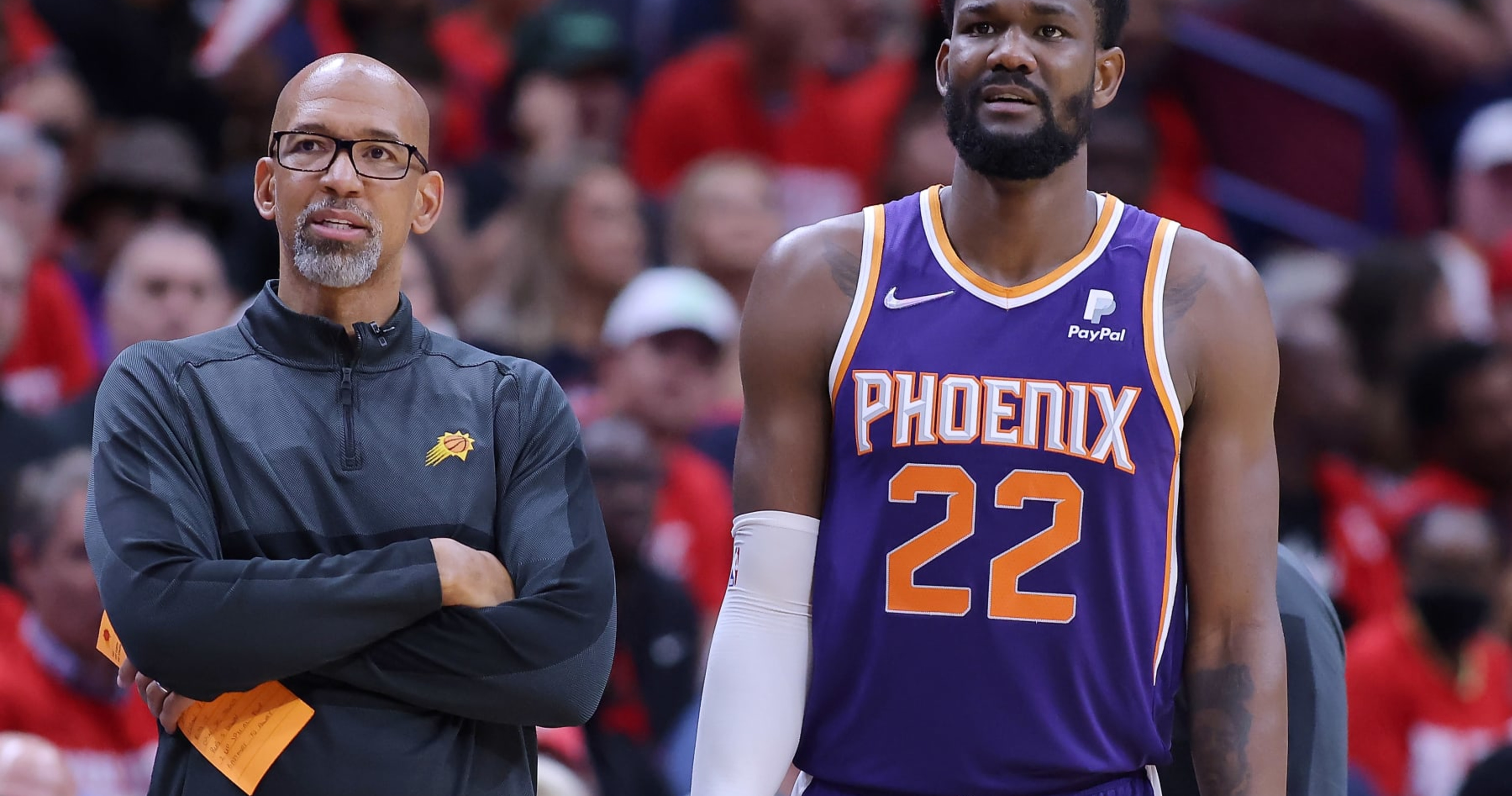 Deandre Ayton Says He Hasn't Spoken to Suns HC Monty Williams Since Game 7 Benching