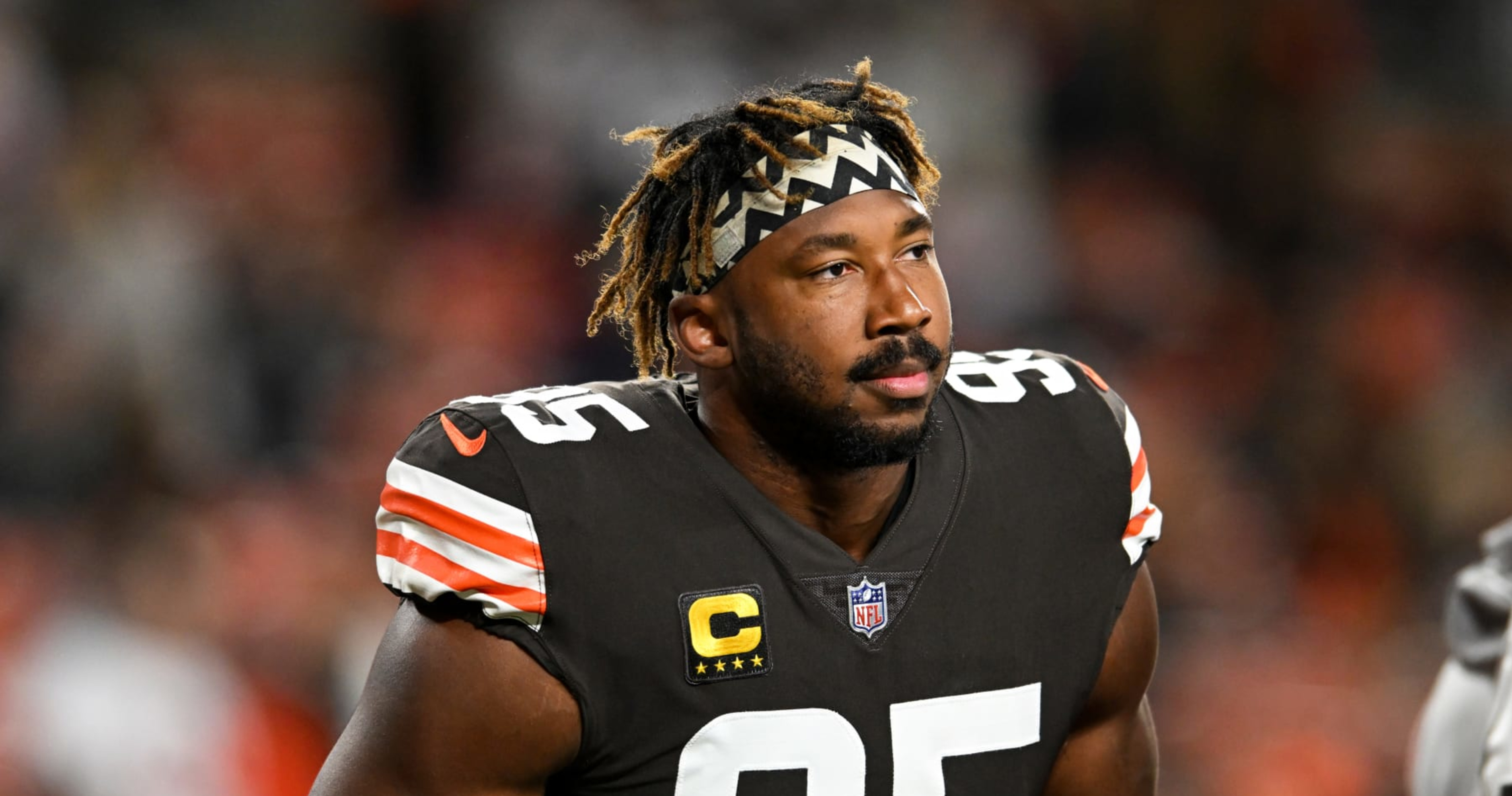 Browns' Myles Garrett 'Grateful to be Here' After Flipping Car in Crash ...