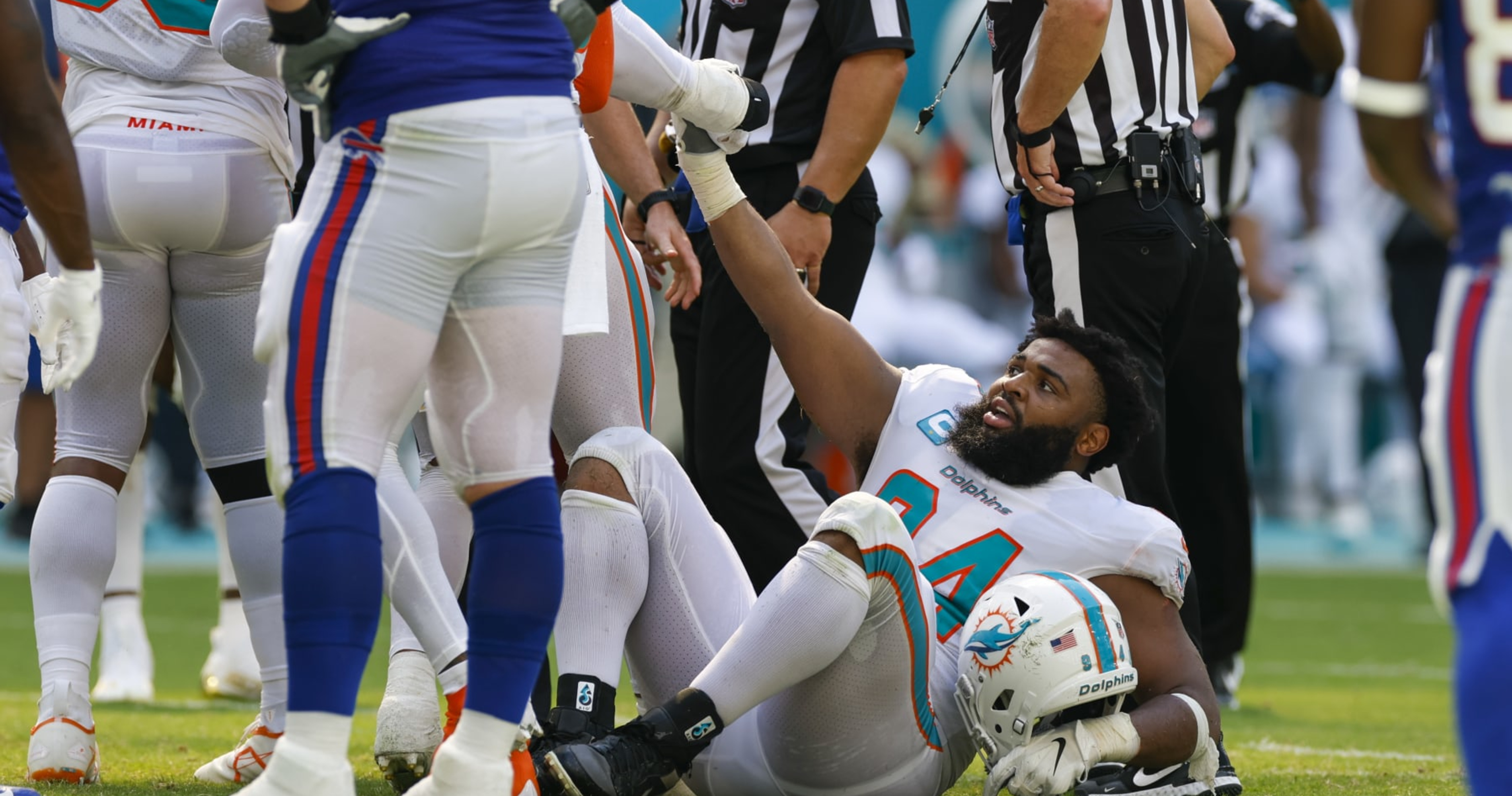 Report: Dolphins' Christian Wilkins Denies Grabbing Bills' Josh Allen Near  Groin, News, Scores, Highlights, Stats, and Rumors