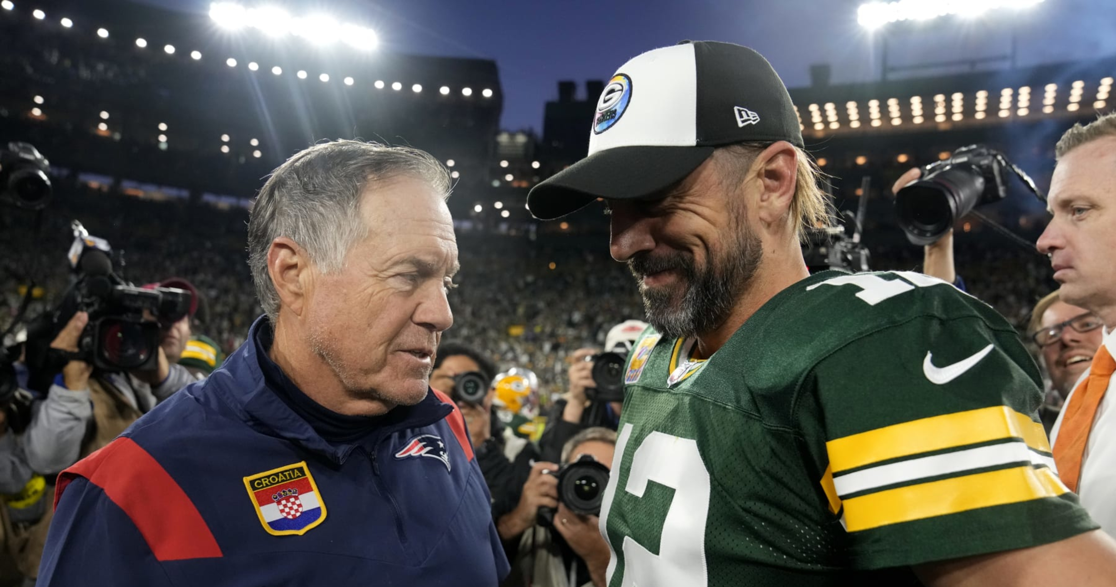 Bill Belichick Says Aaron Rodgers Was 'Just Too Good' in Packers' OT Win vs. Patriots