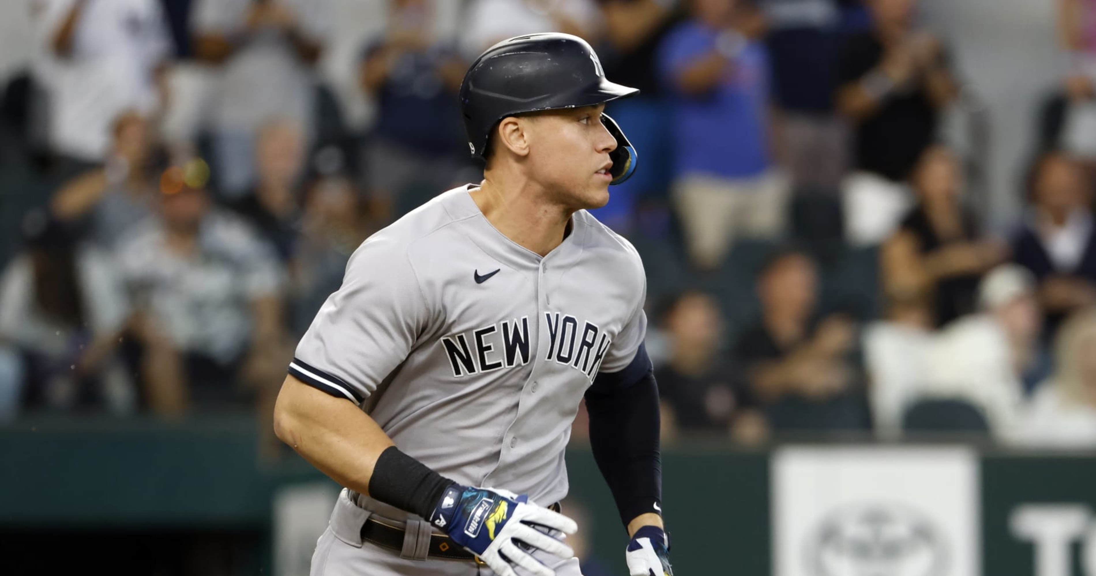 Aaron Judge home run record: Fan leaps out of stands for historic