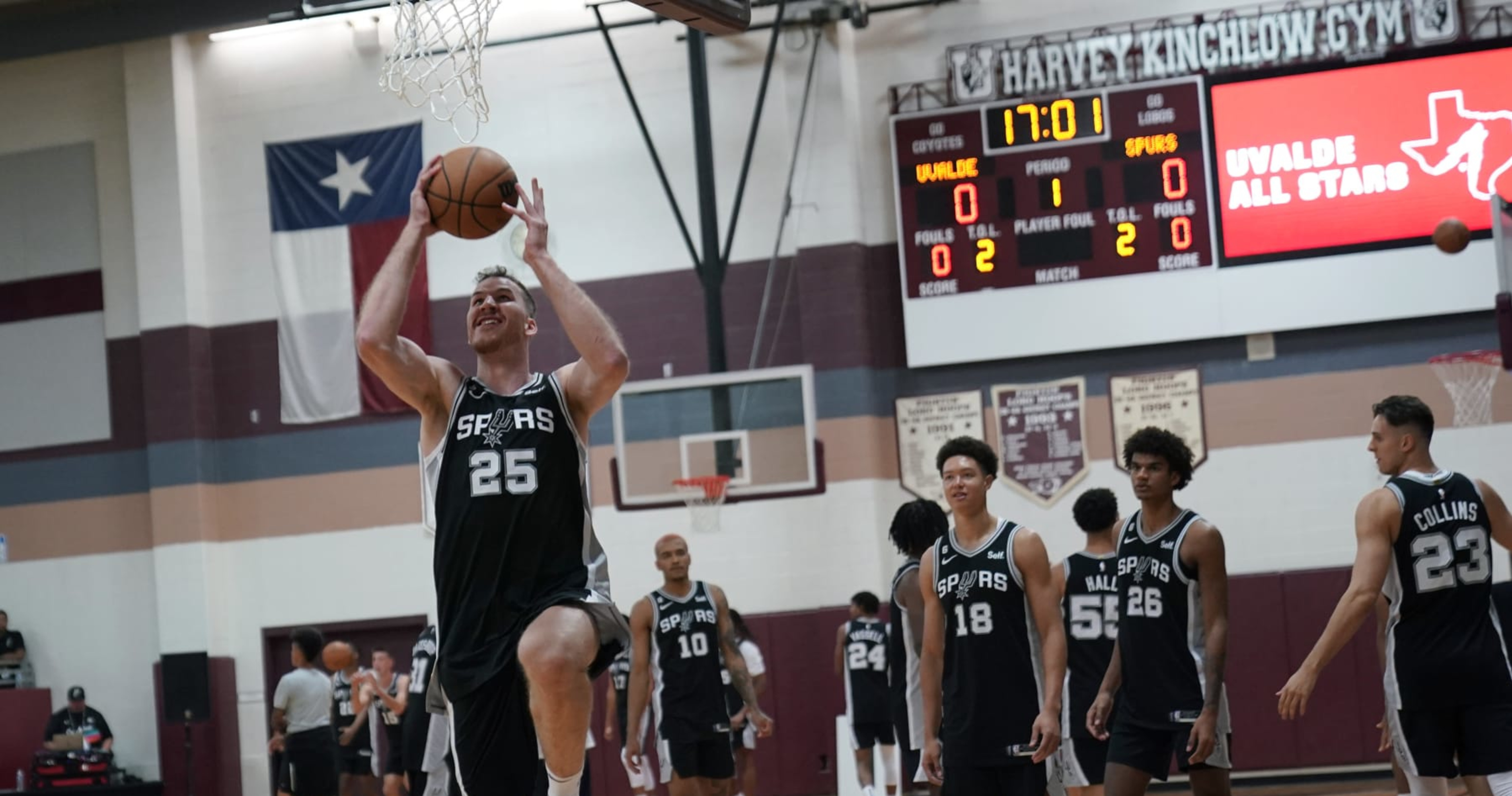 Spurs Hold Open Practice, Community Fair in Uvalde After School Shooting