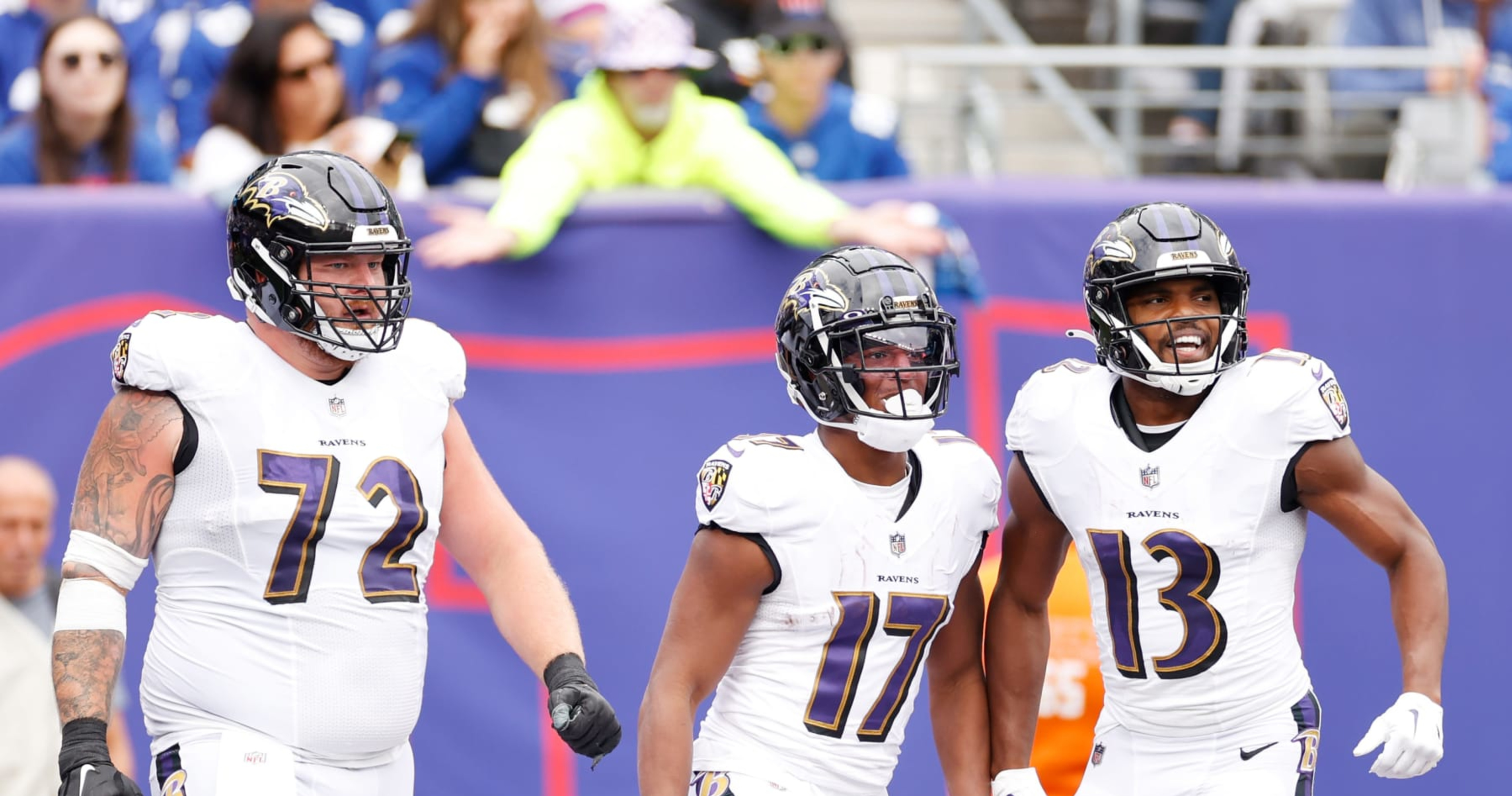 Kenyan Drake of the Baltimore Ravens carries the ball against the