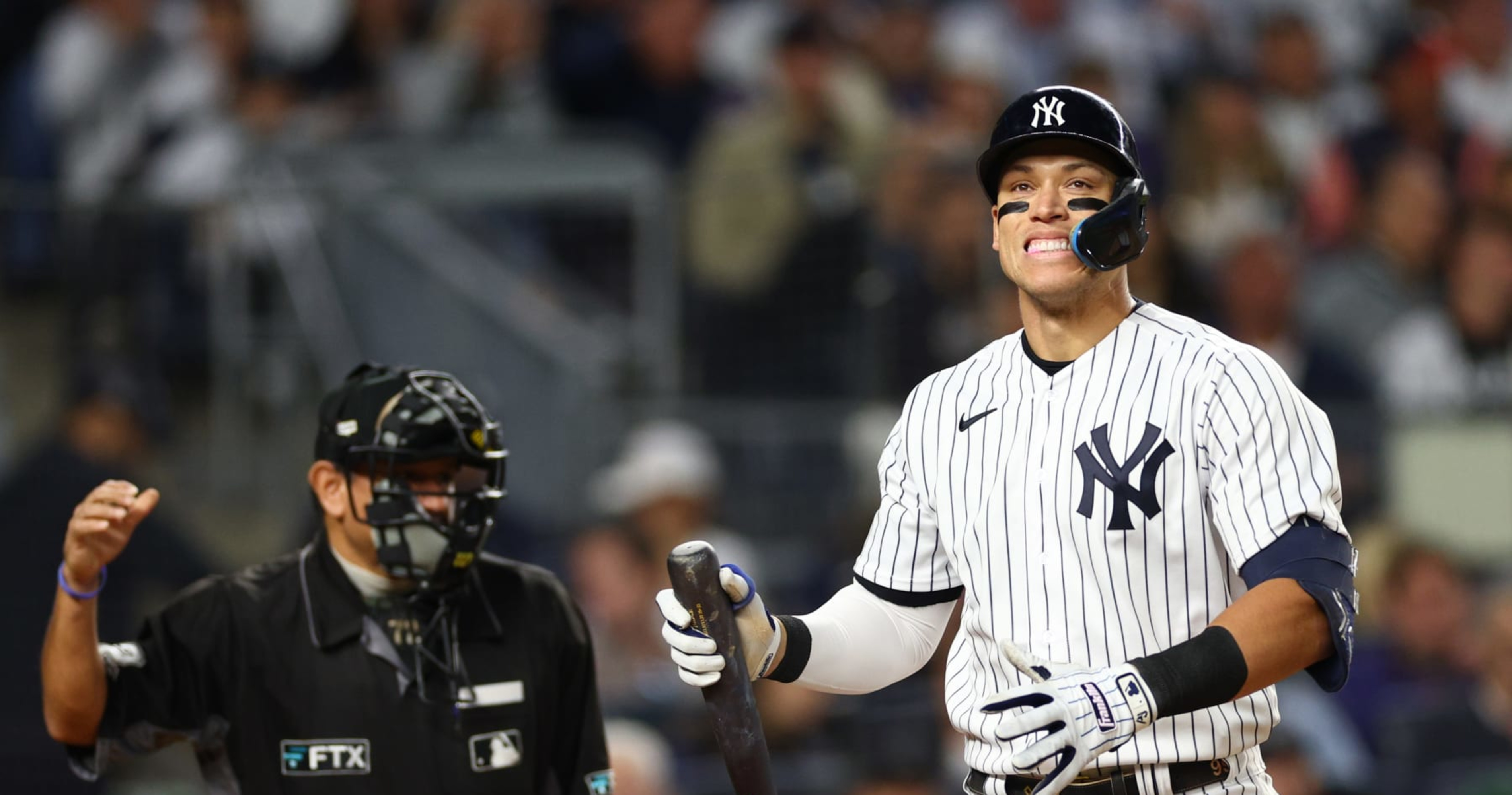 DraftKings on X: Yankee fans are not happy about the Pirates walking Aaron  Judge😳  / X