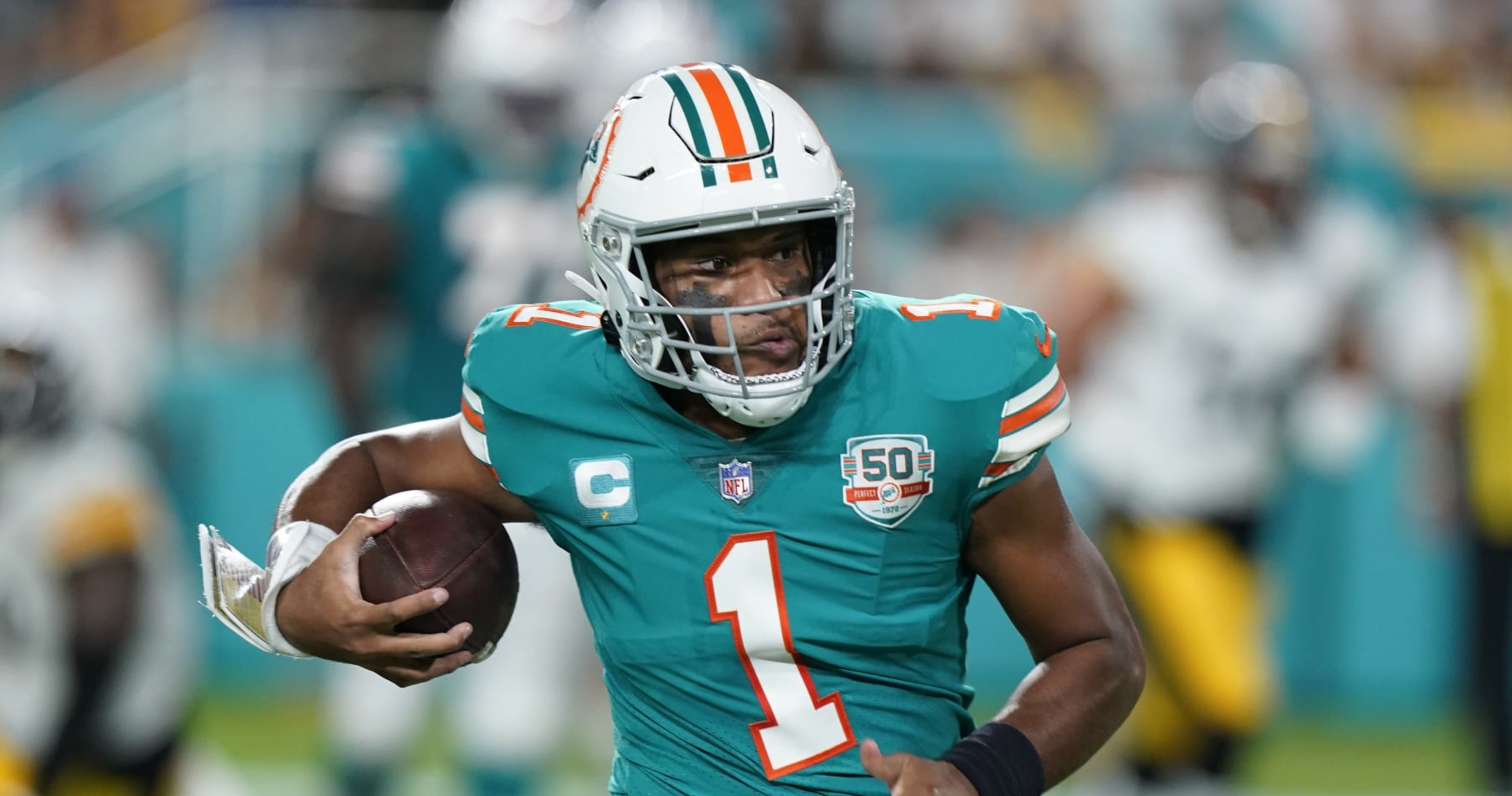 NFL Twitter Thrilled By Tua's 'Fearless' Return in Dolphins' Win vs. Steelers