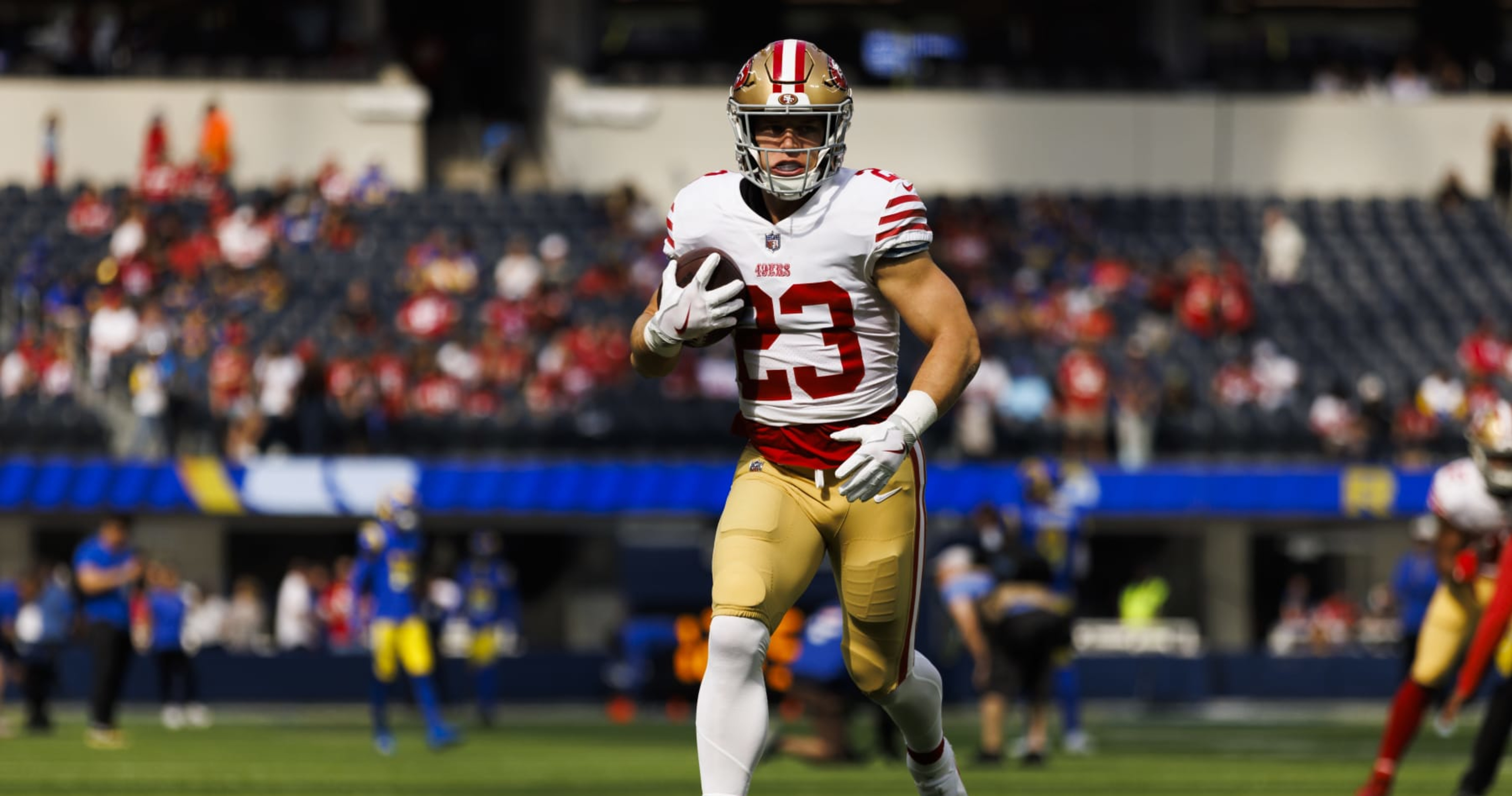 christian mccaffrey 49er wallpaper｜TikTok Search