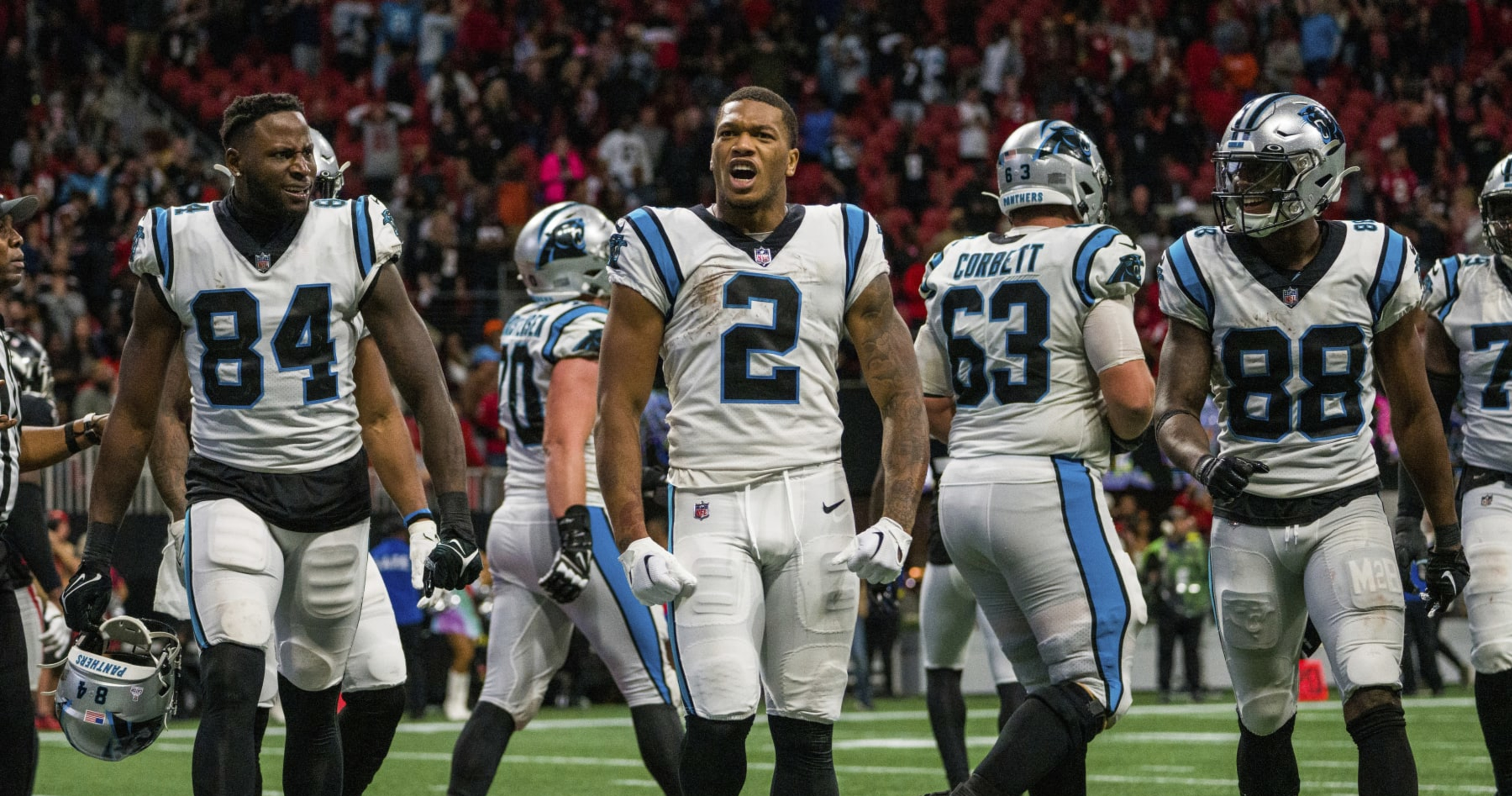 Falcons vs Panthers Week 10 TNF thread: DJ Moore's helmet tossing revenge  game - Niners Nation