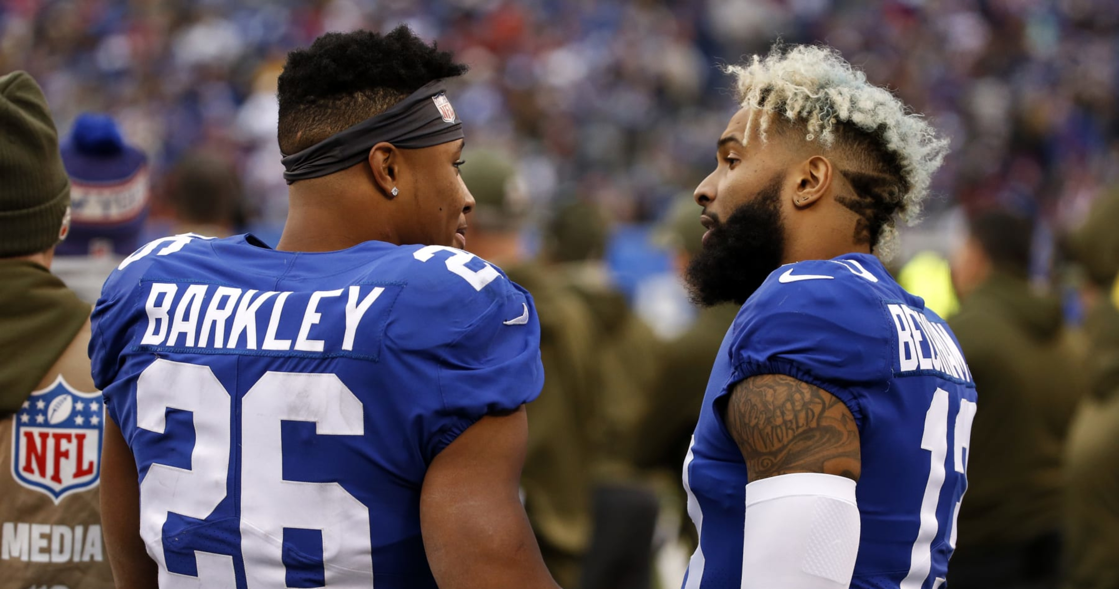 Saquon Barkley Explains Why His Own Father Will Wear A Jets Jersey To  Sundays GiantsJets Game  BroBible