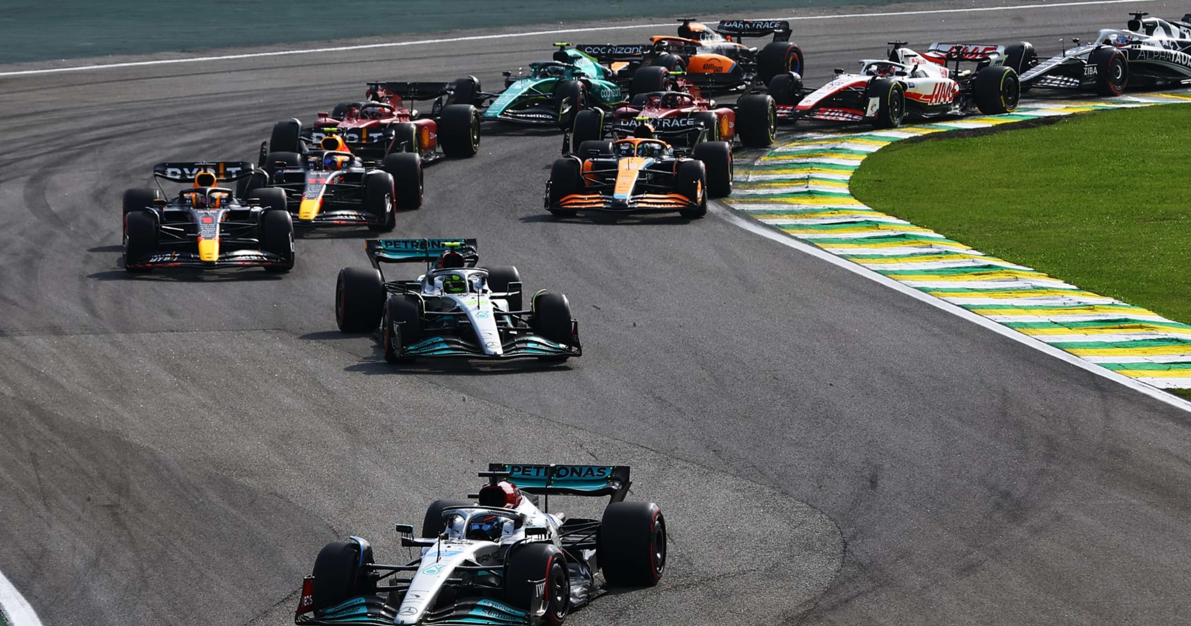 Formula 1: George Russell claims first Grand Prix win in Brazil