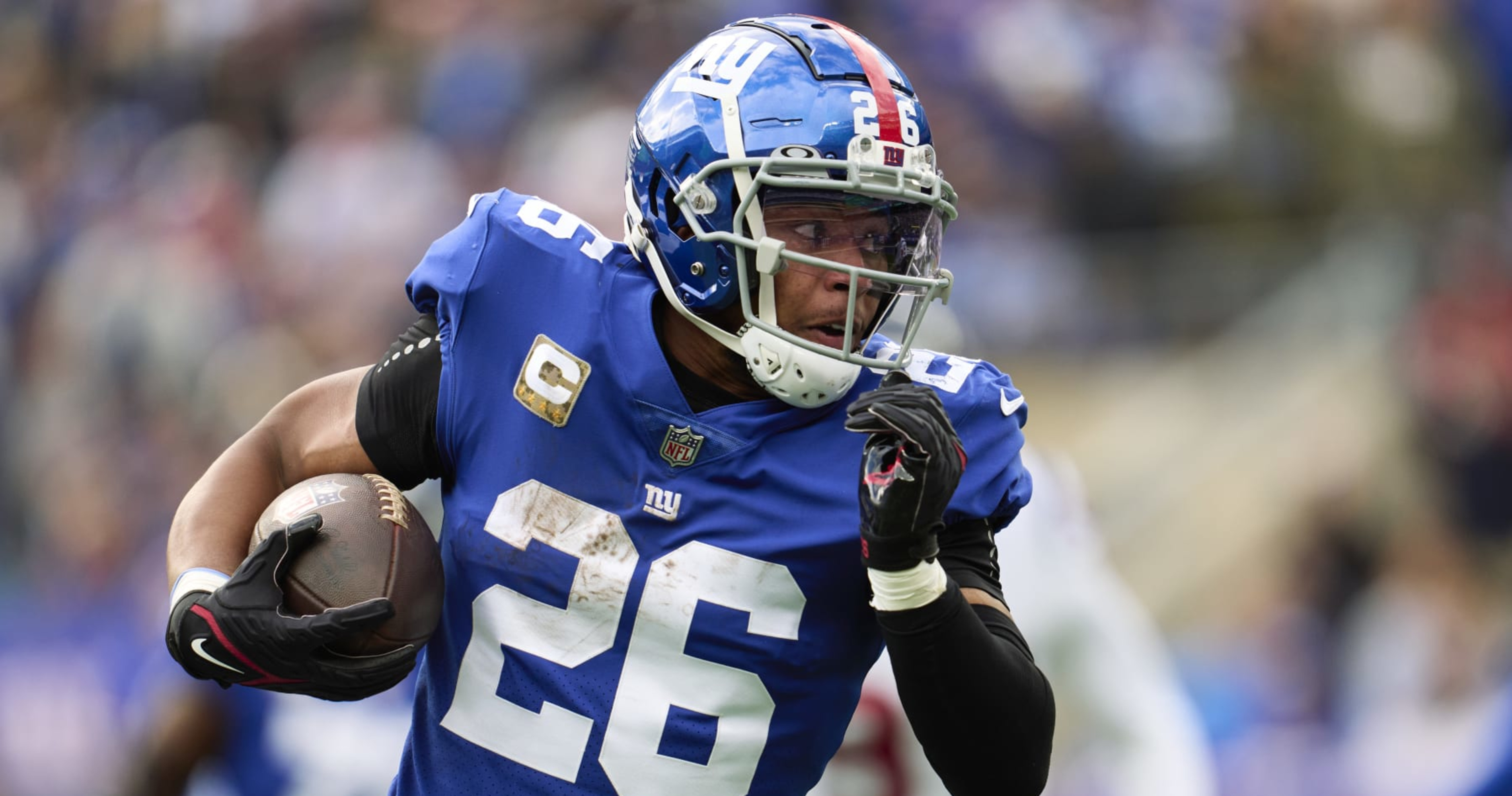 Saquon Barkley 'Happy' Giants Discussed New Contract, Wants to Be With