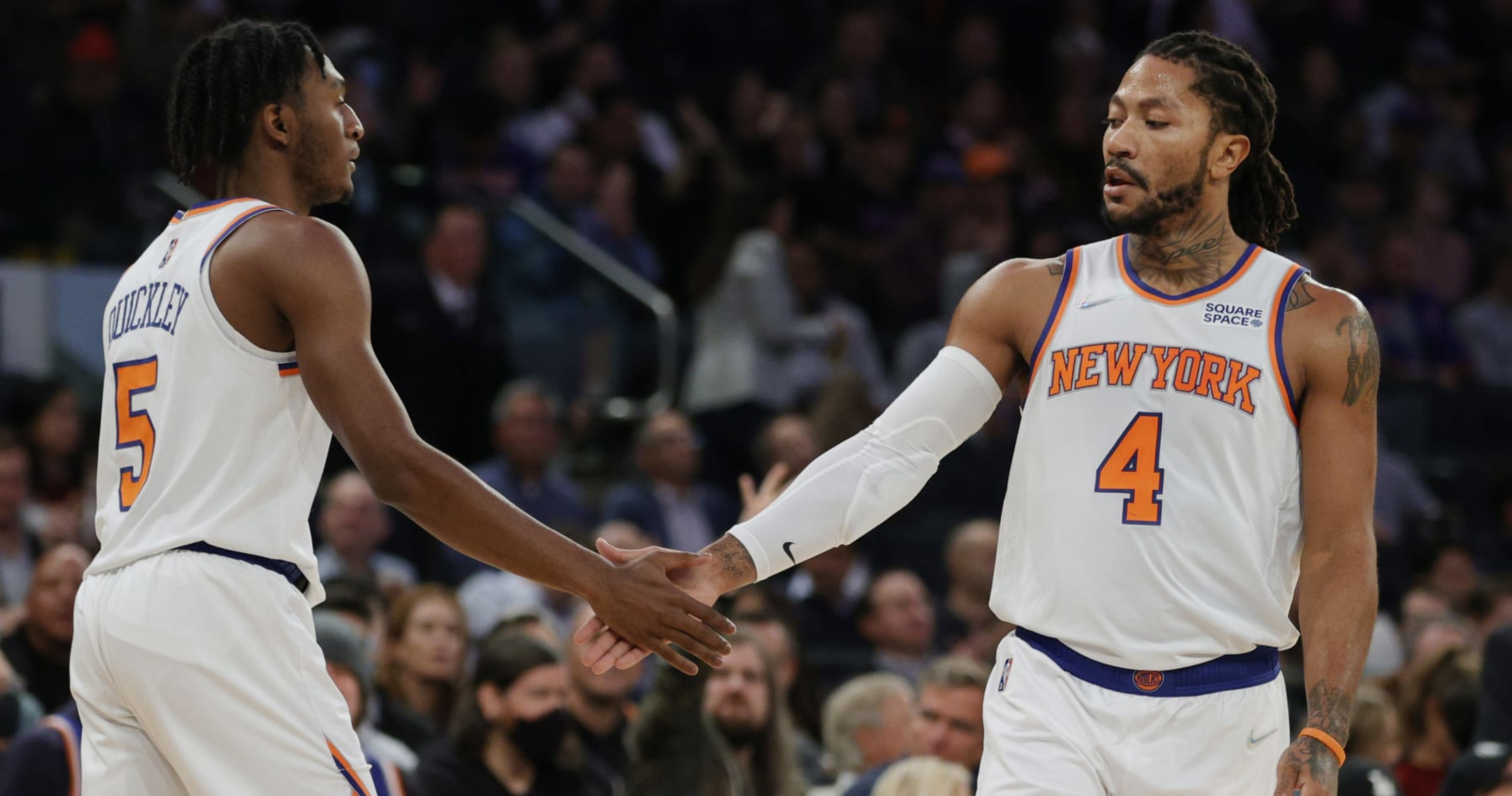 Knicks Trade Rumors: Derrick Rose, Immanuel Quickley Being Shopped Ahead of Dead..