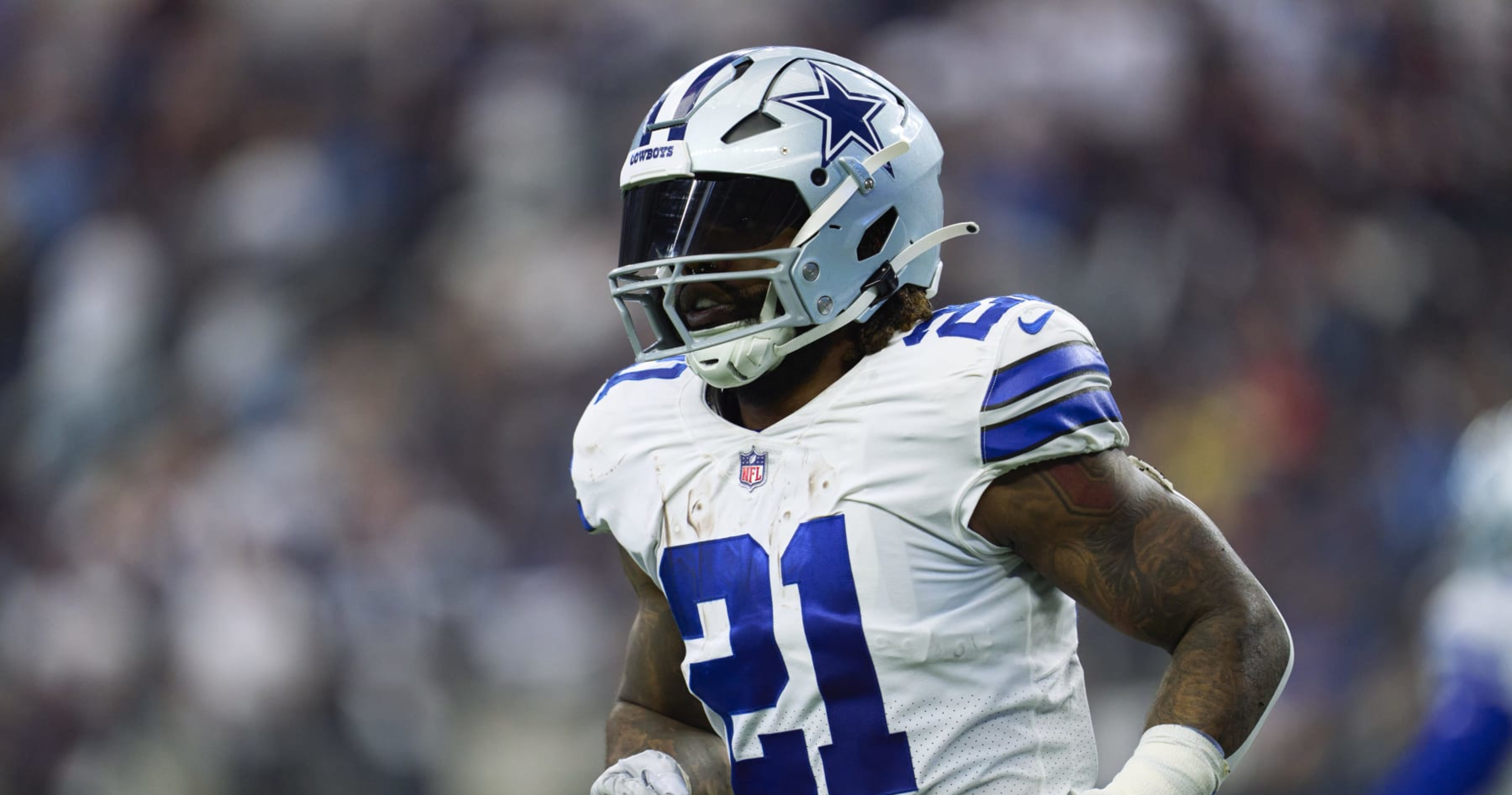 Jon Machota on X: Cowboys had their Thanksgiving Day helmets at