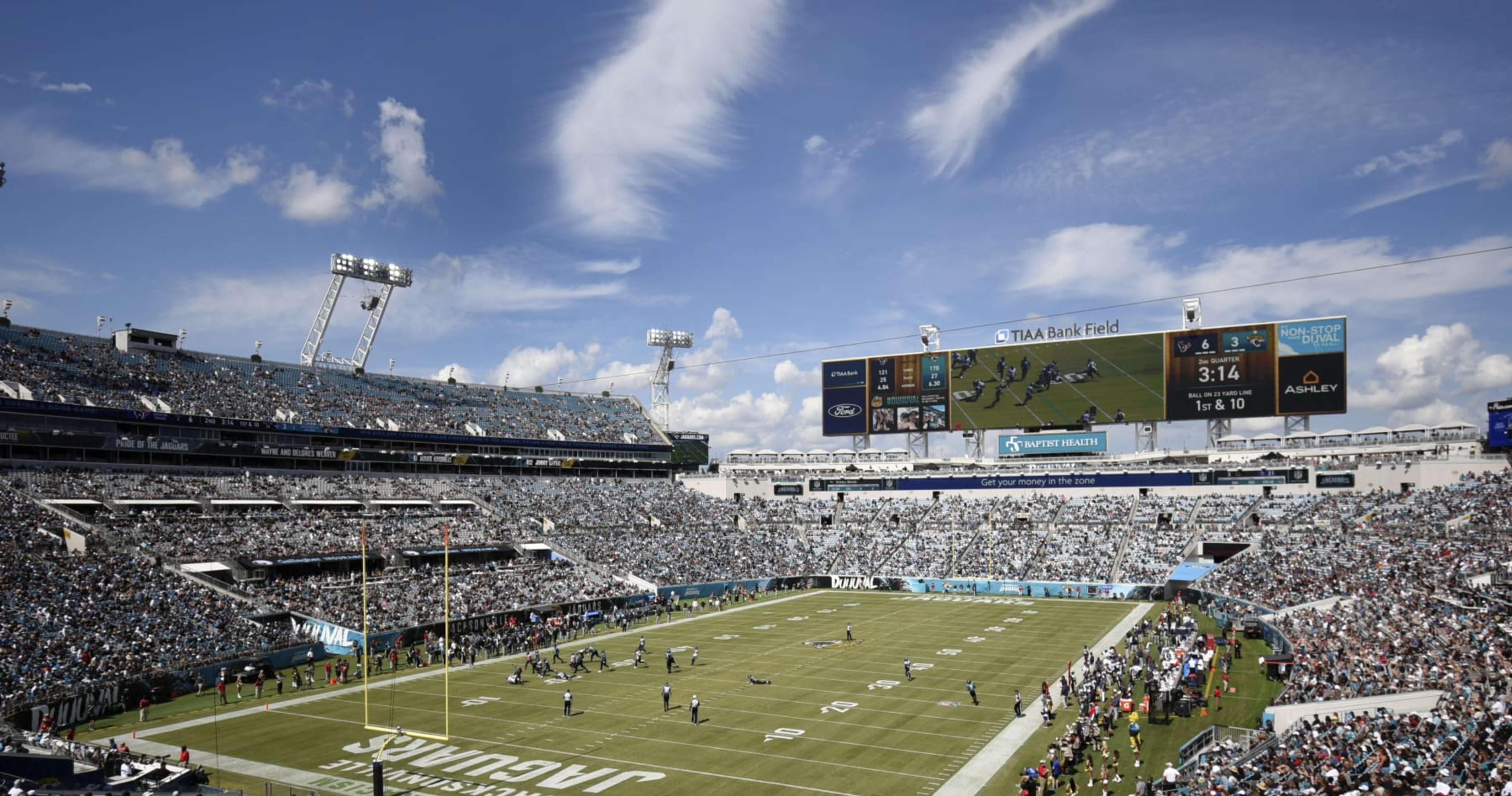 Jaguars' TIAA Bank Field Cited for 129 Concession Violations; 2 Dead Rodents Fou..