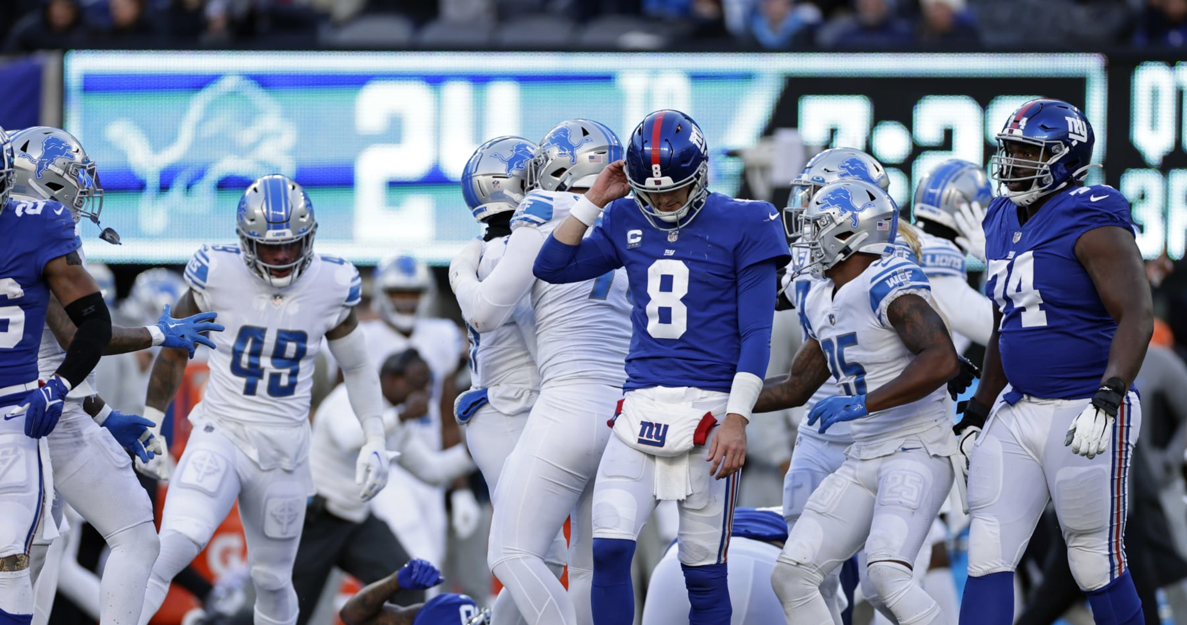 Giants takeaways from Friday's 21-16 loss to Lions, including struggles on  the offensive line