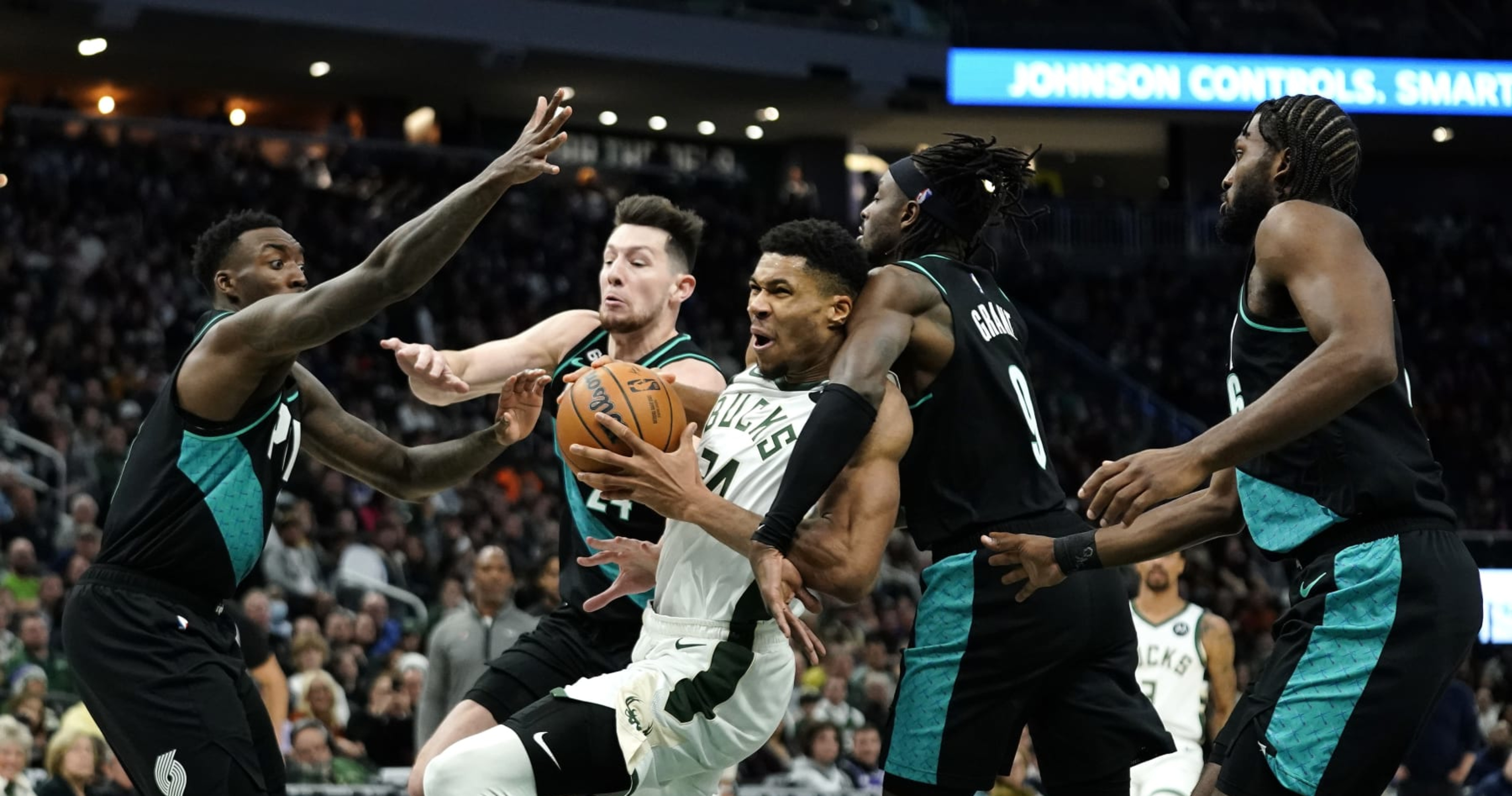 NBA 'Needs to Protect' Giannis, Players from Hits, Says Bucks HC Mike Budenholzer thumbnail