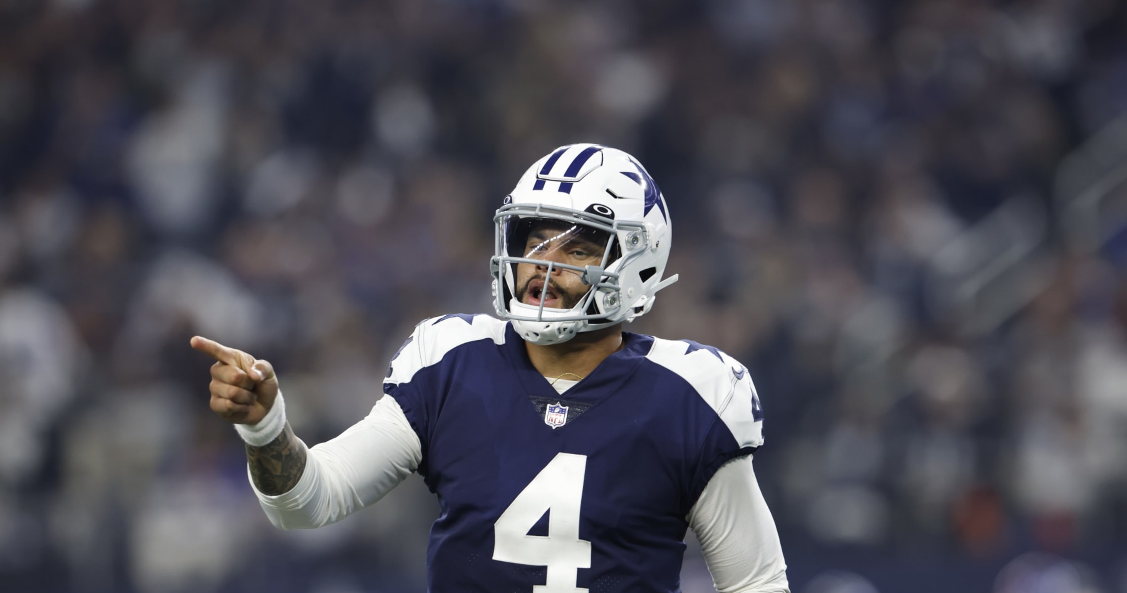 Cowboys' Dak Prescott 'On Another Planet' in 2nd Half of Thanksgiving Win Over G..