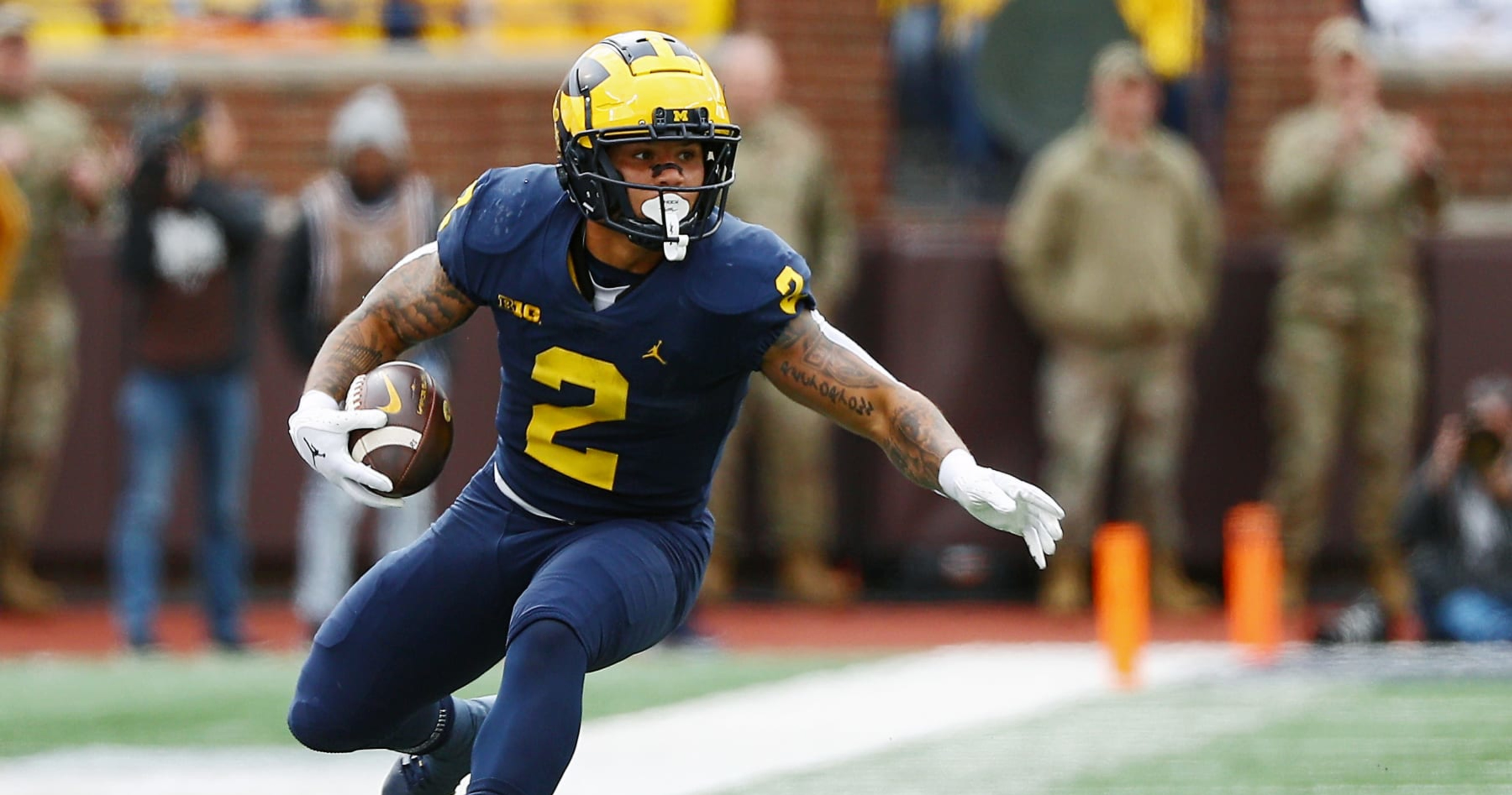 Report Michigan s Blake Corum to Play vs. Ohio State Despite Knee