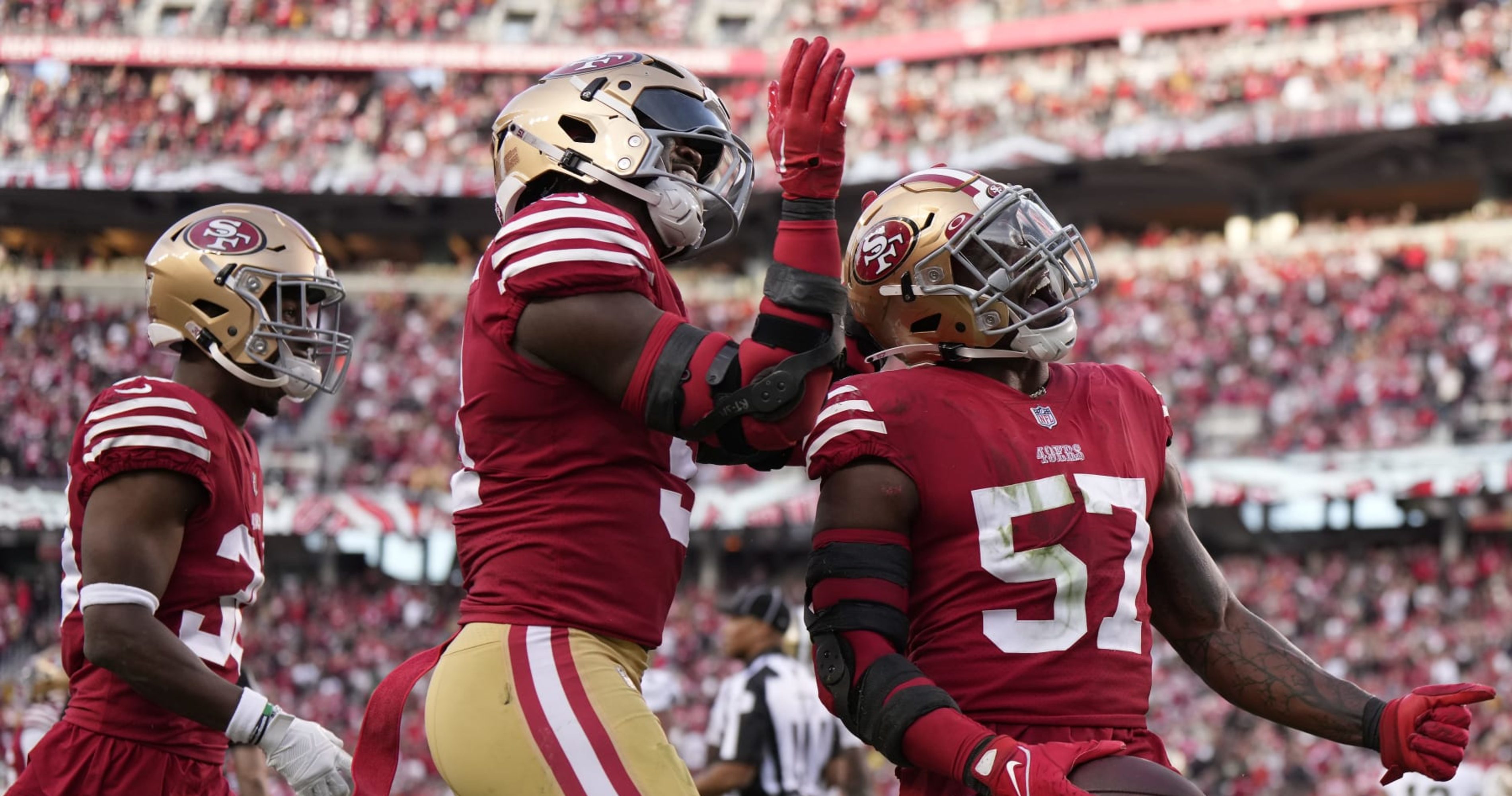 Photos from San Francisco 49ers now 7-4 with 13-0 shutout win over