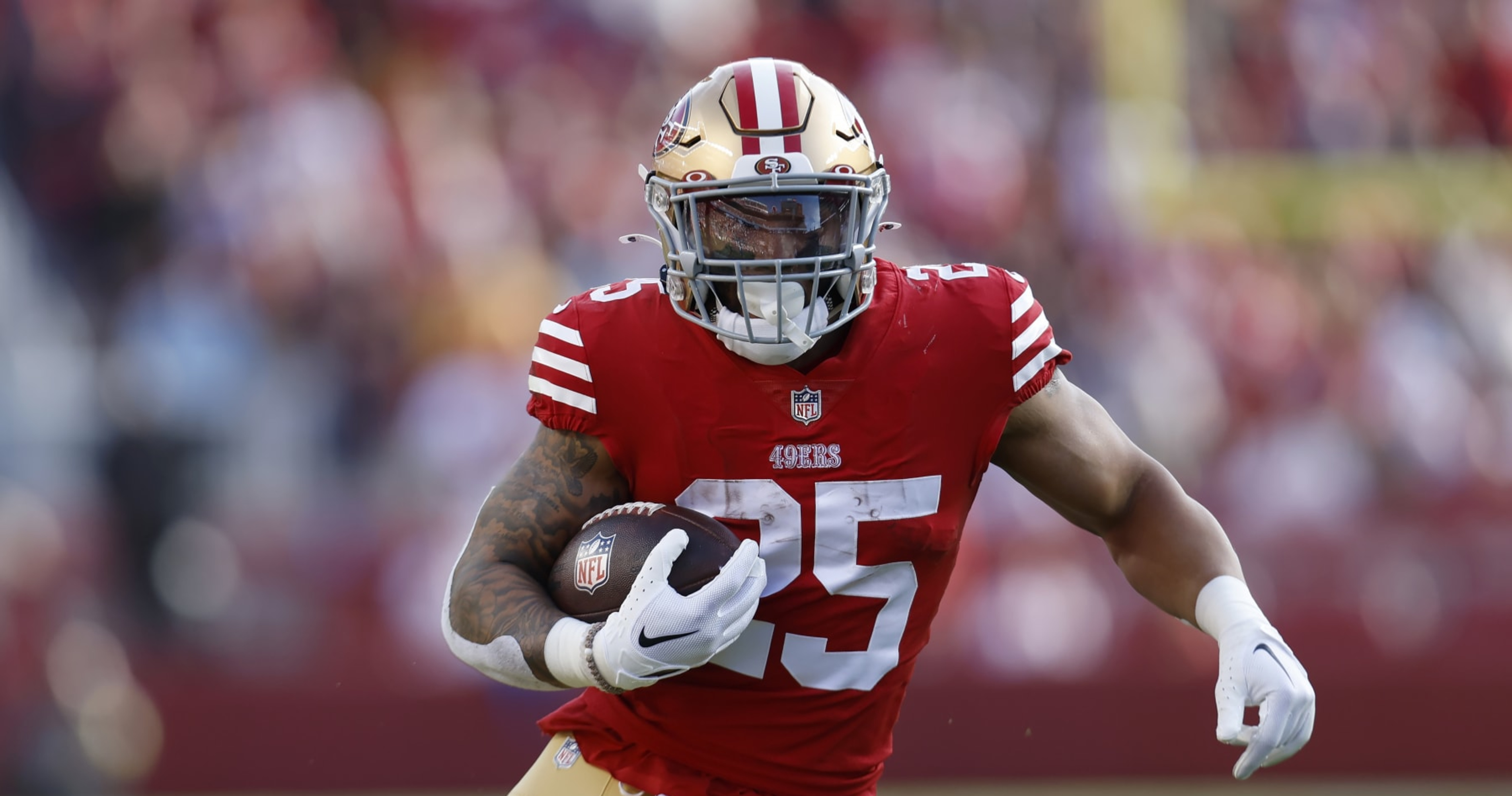 49ers' Elijah Mitchell Out 6-8 Weeks After Injury Diagnosed as Sprained MCL