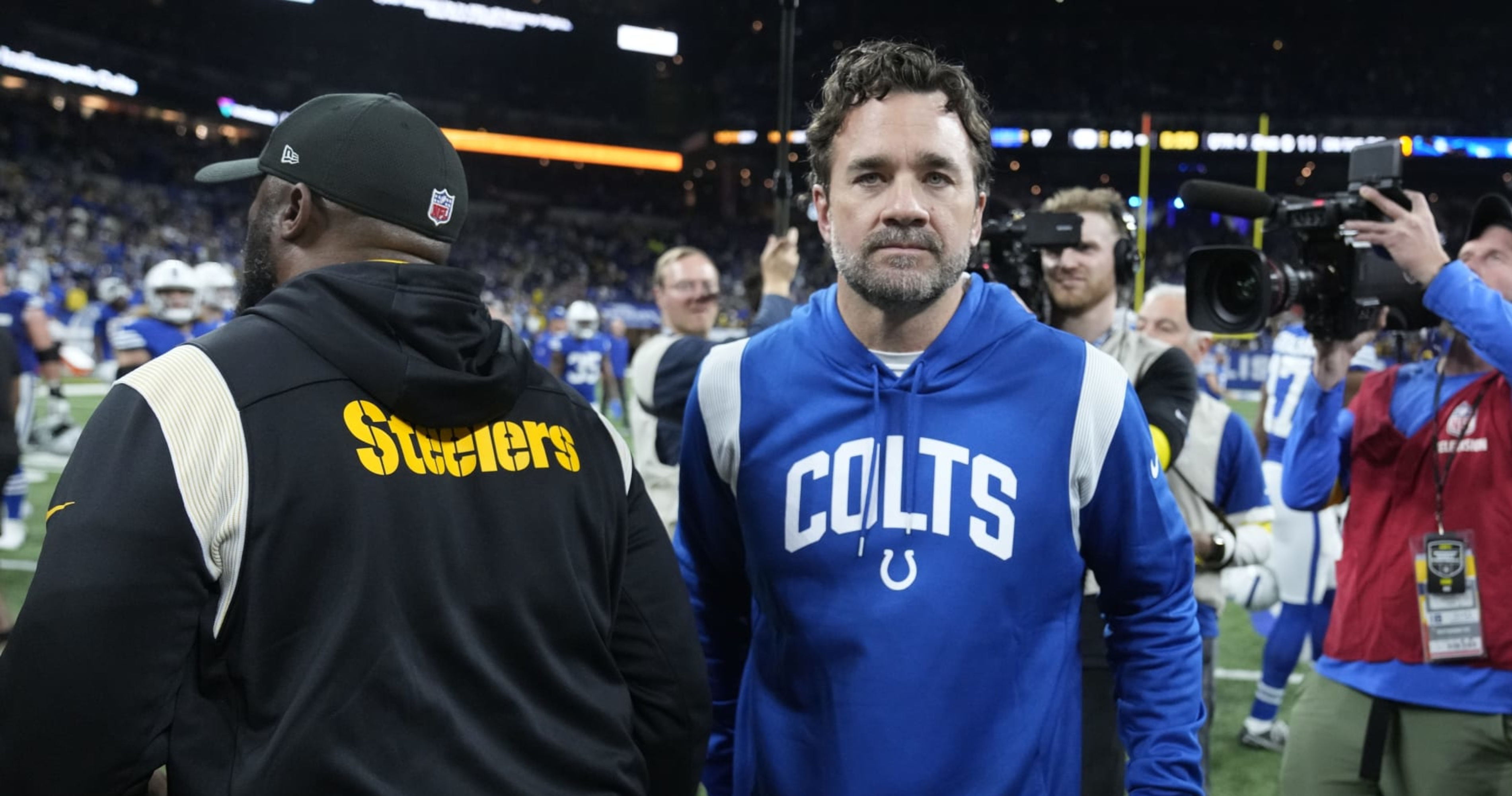 Jeff Saturday defends clock management as Colts lose to Steelers, NFL