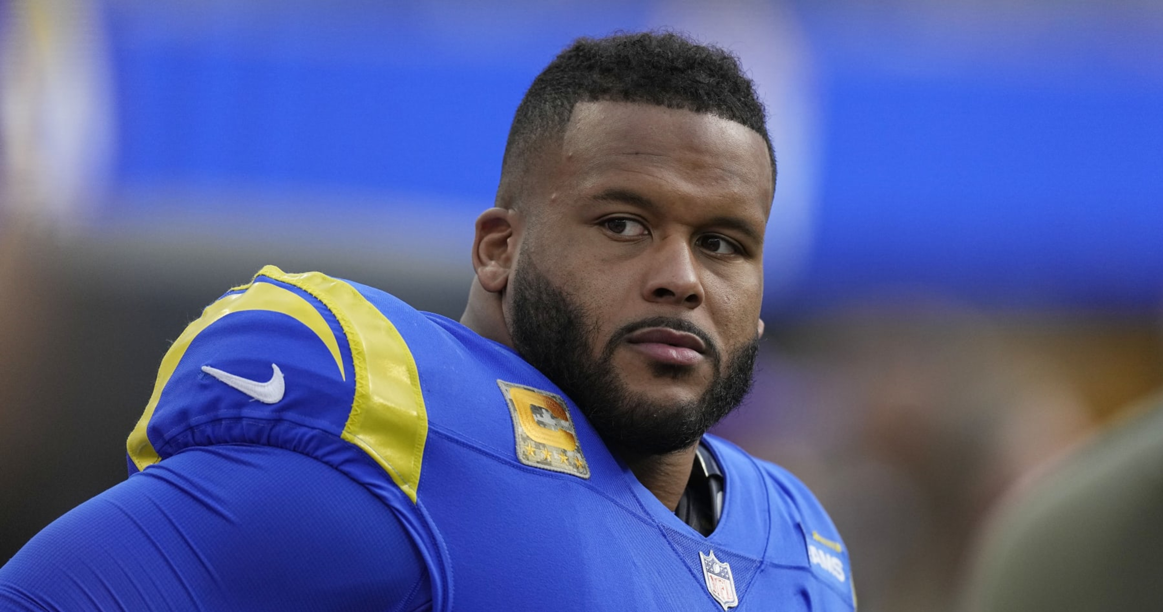 Aaron Donald in danger of missing first career game due to injury