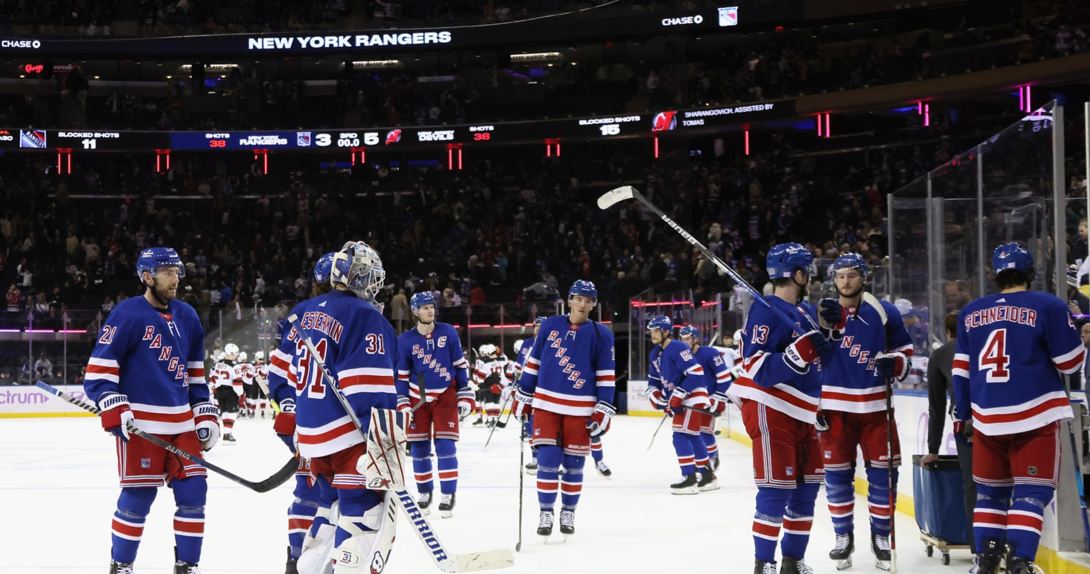 Rangers Can't Climb Out of Early Hole vs. Devils - The New York Times