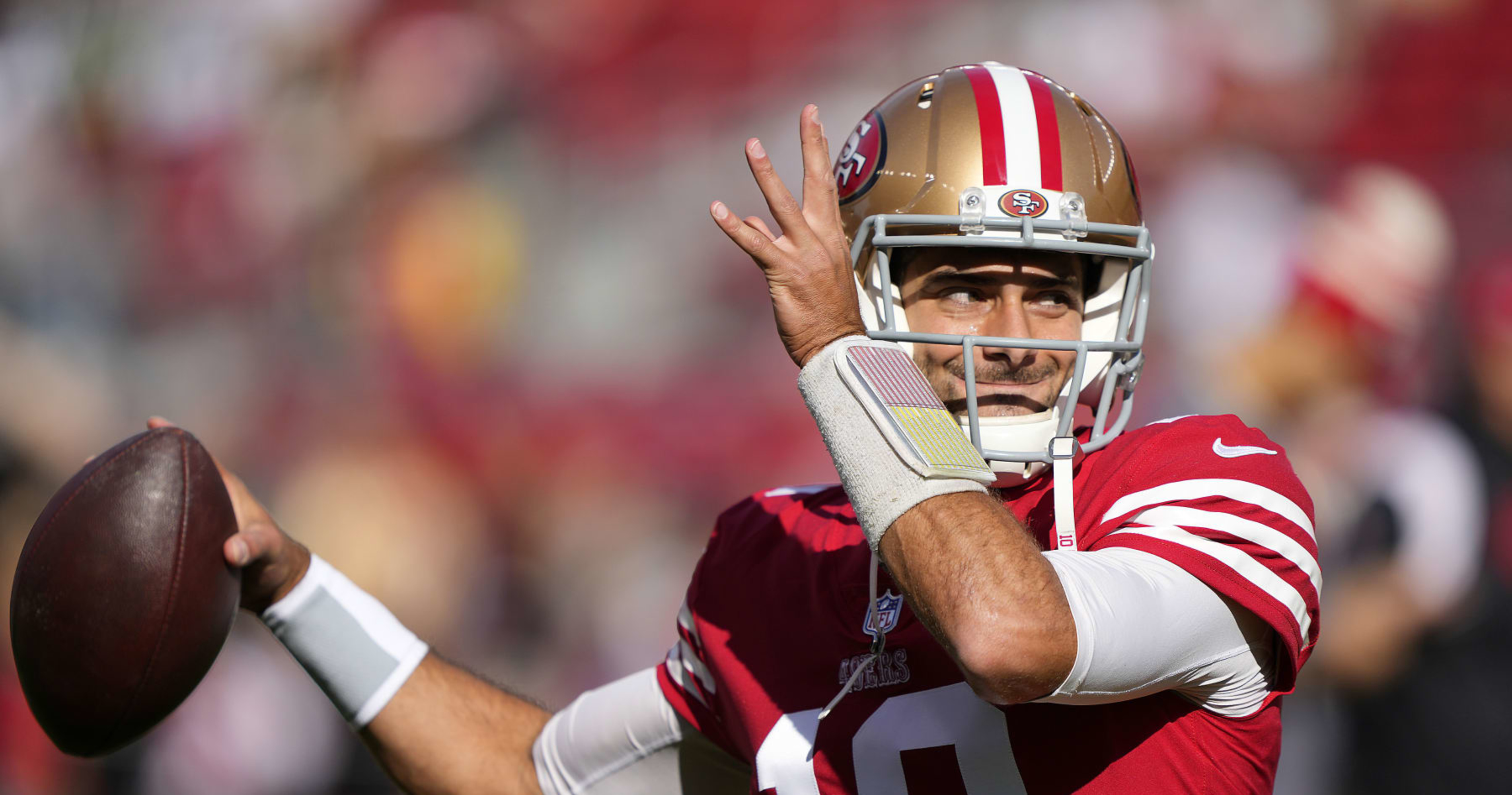 Report: 49ers Open to Jimmy Garoppolo in 2023 After Trey Lance Injury, Trade Rum..