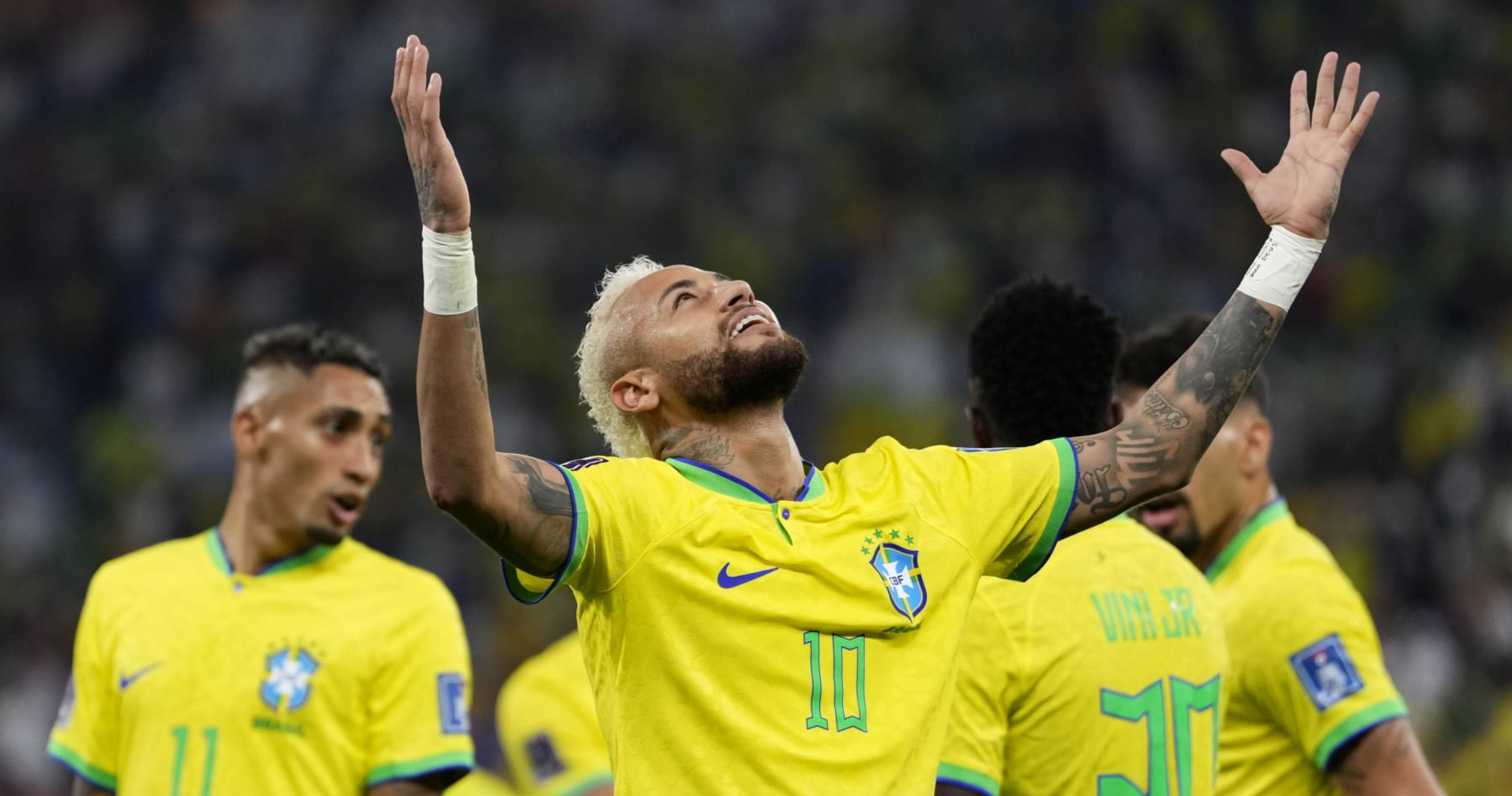 Goals and Highlights of Brazil 4-1 South Korea on World Cup Qatar 2022