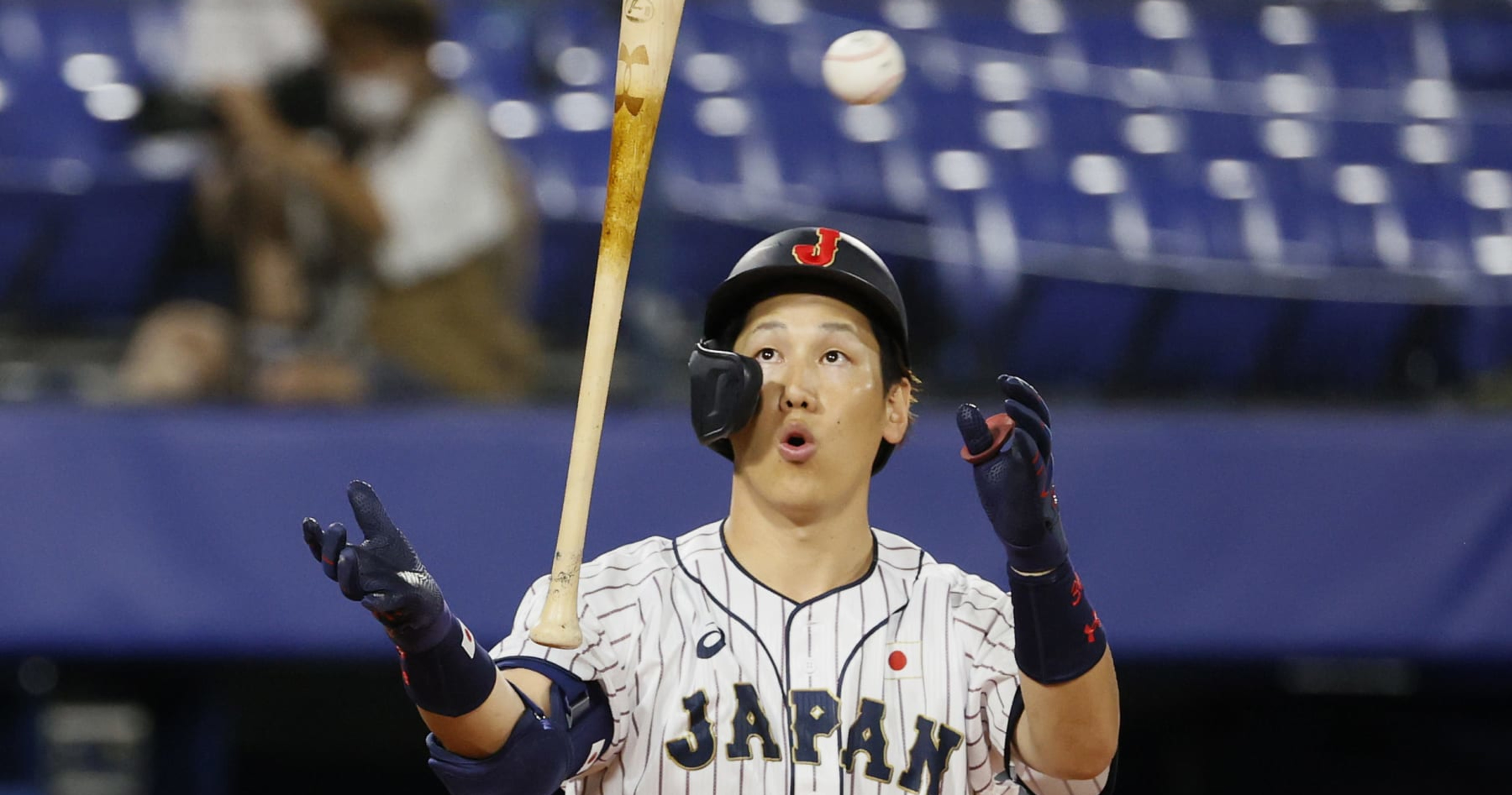 Baseball: Masataka Yoshida gets 2 hits, RBI before injury scare