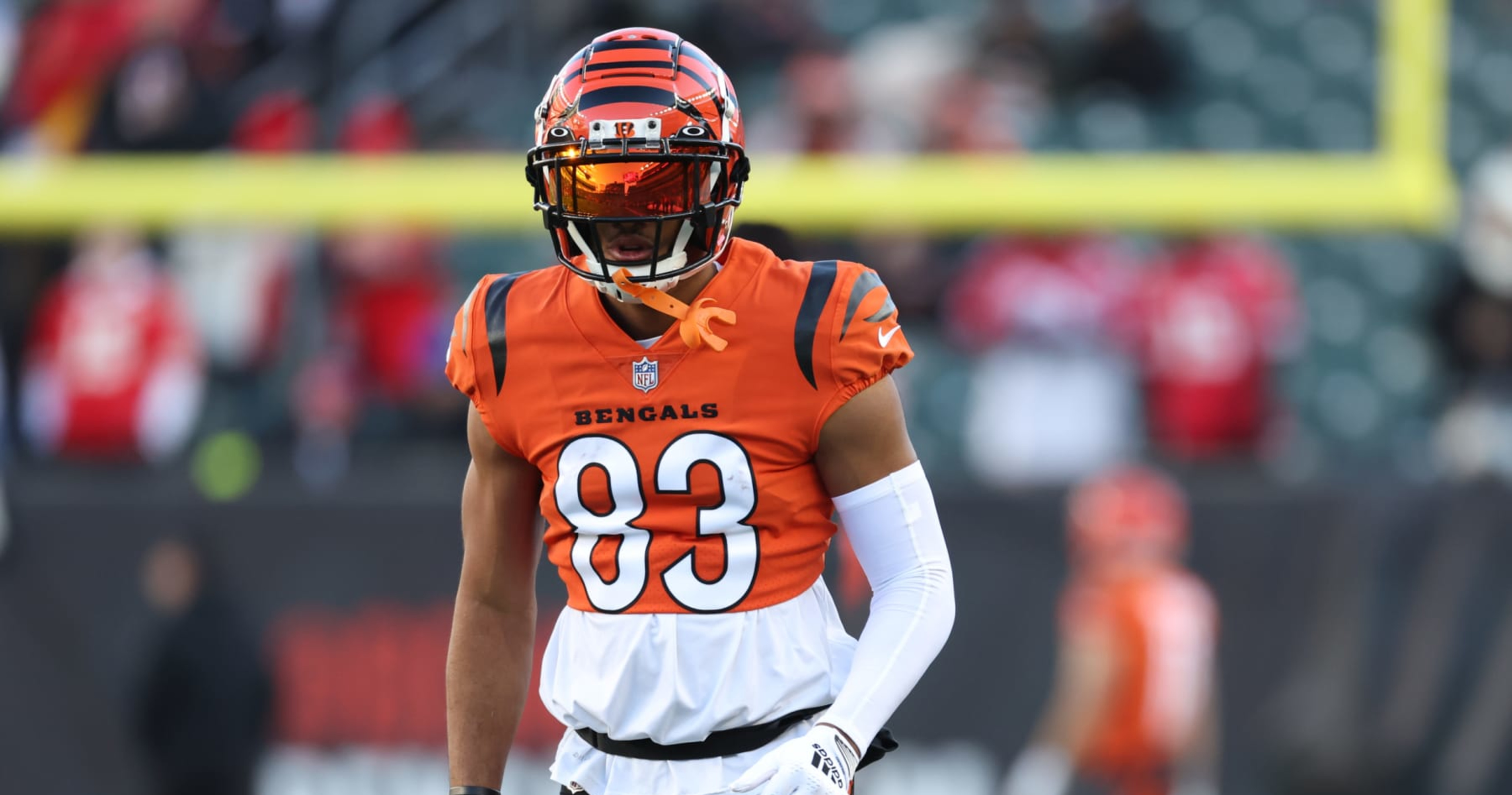 Tyler Boyd of the Cincinnati Bengals celebrates after scoring a