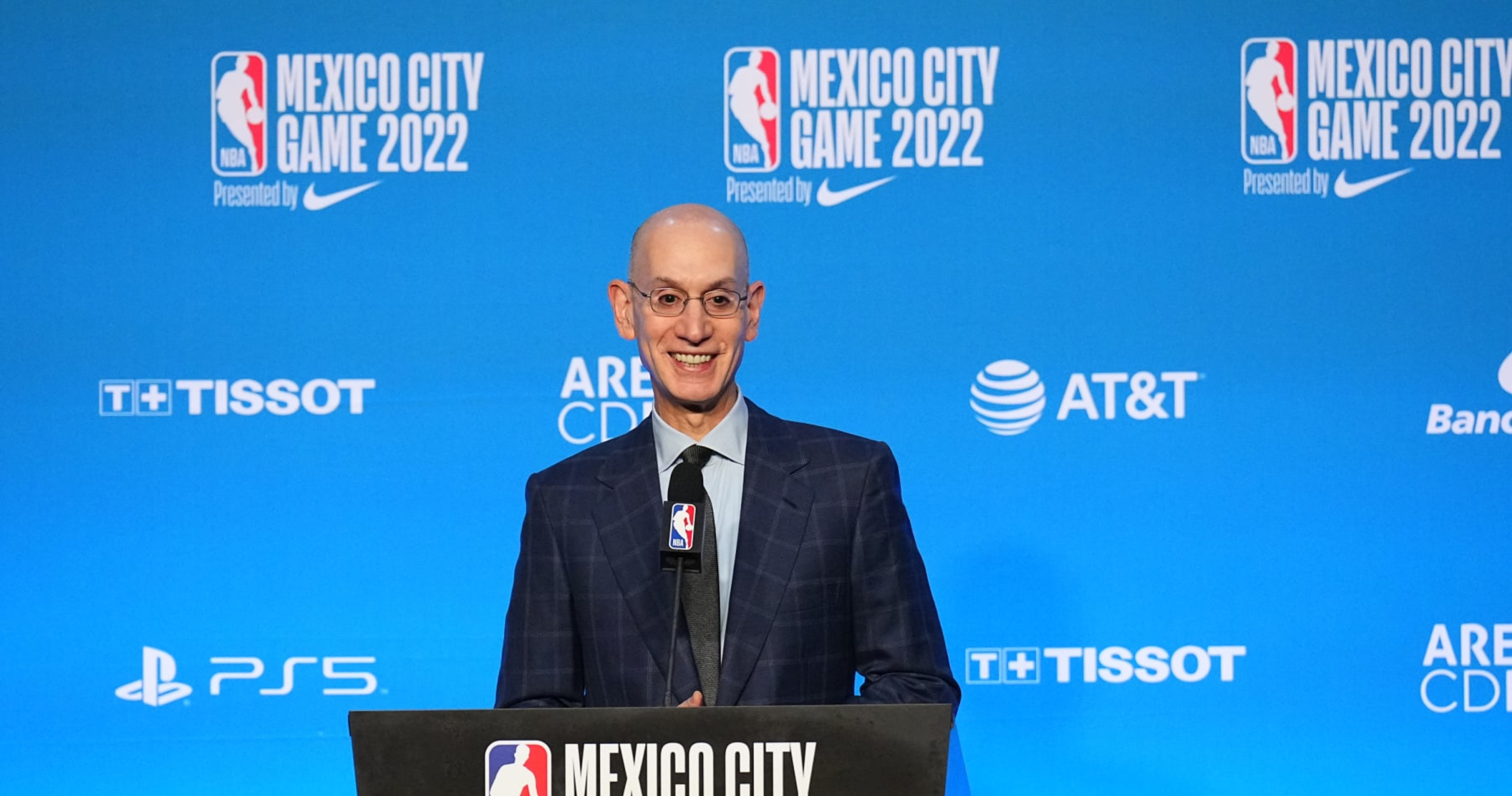 NBA: Mexico City Game 2022-Miami Heat at San Antonio Spurs