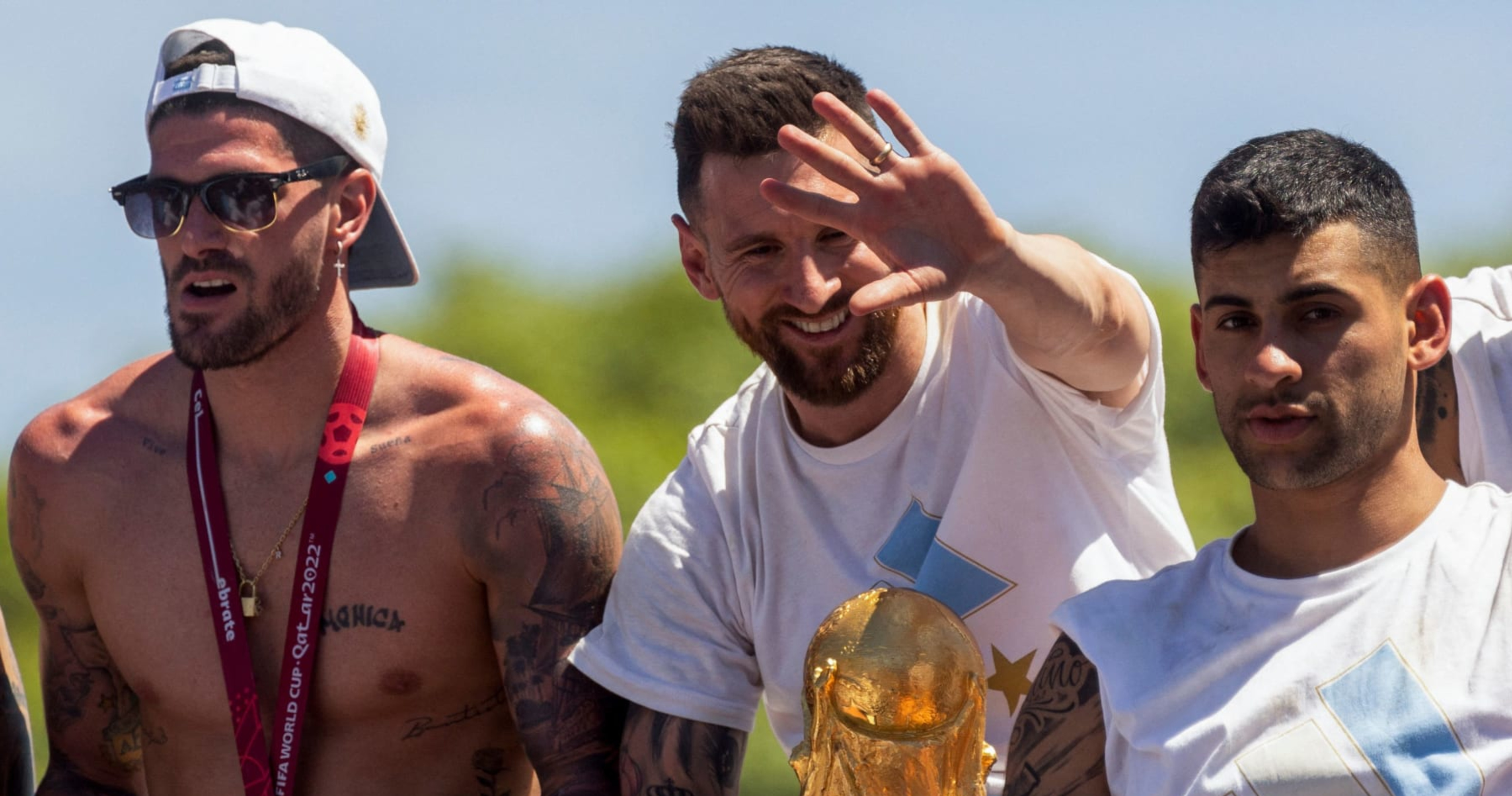 Lionel Messi, Argentina Players Left World Cup Parade by Helicopter Due