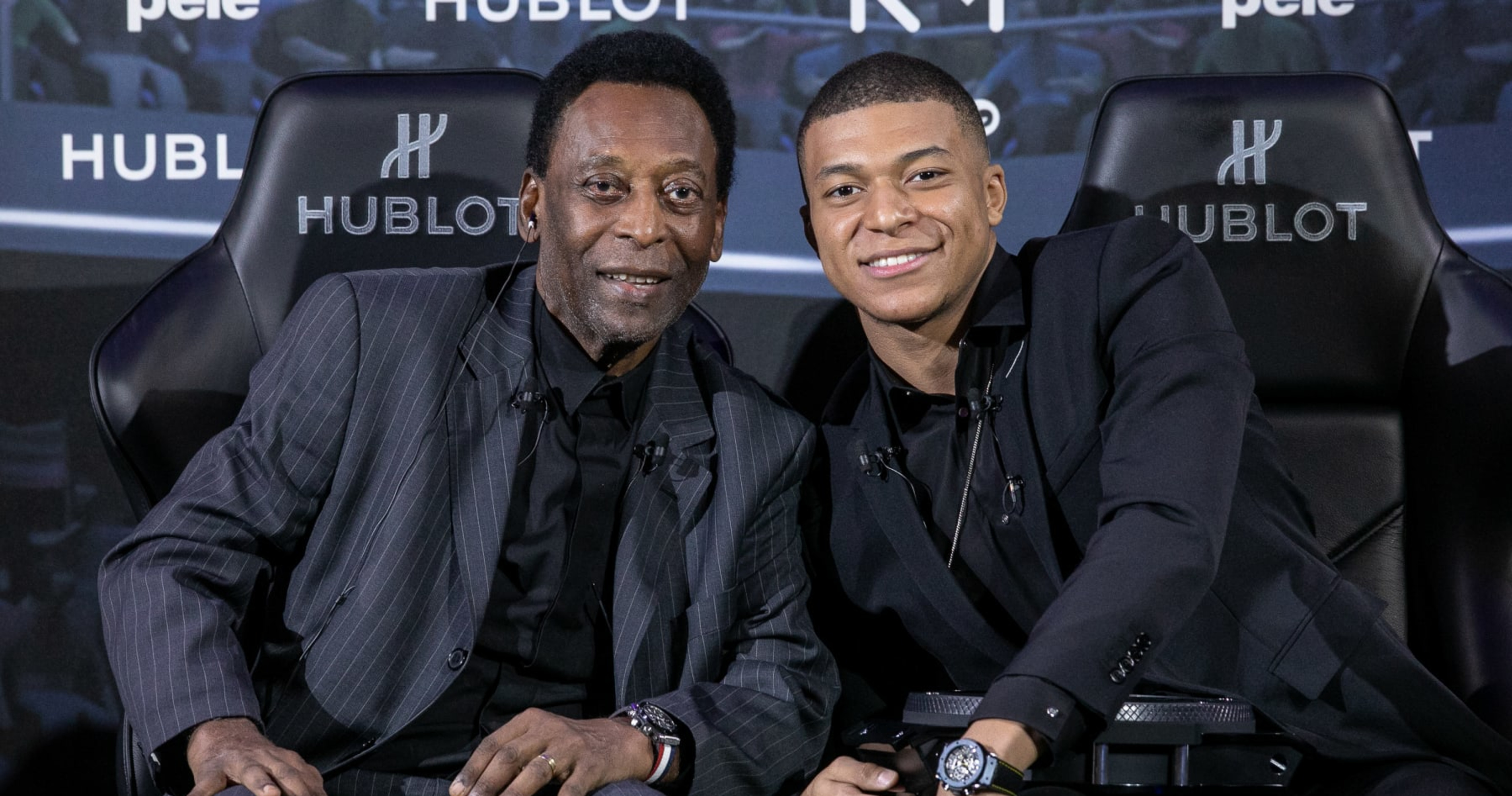 Hublot Brings Two Legends In Soccer Together: Pelé & Mbappé