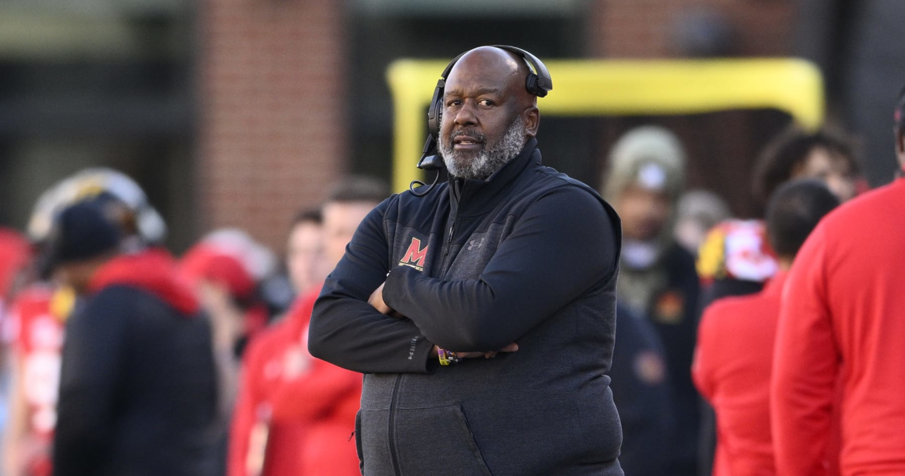 CFB Twitter Rejoices as Maryland's Mike Locksley Gets Mayo Bath at Duke ...