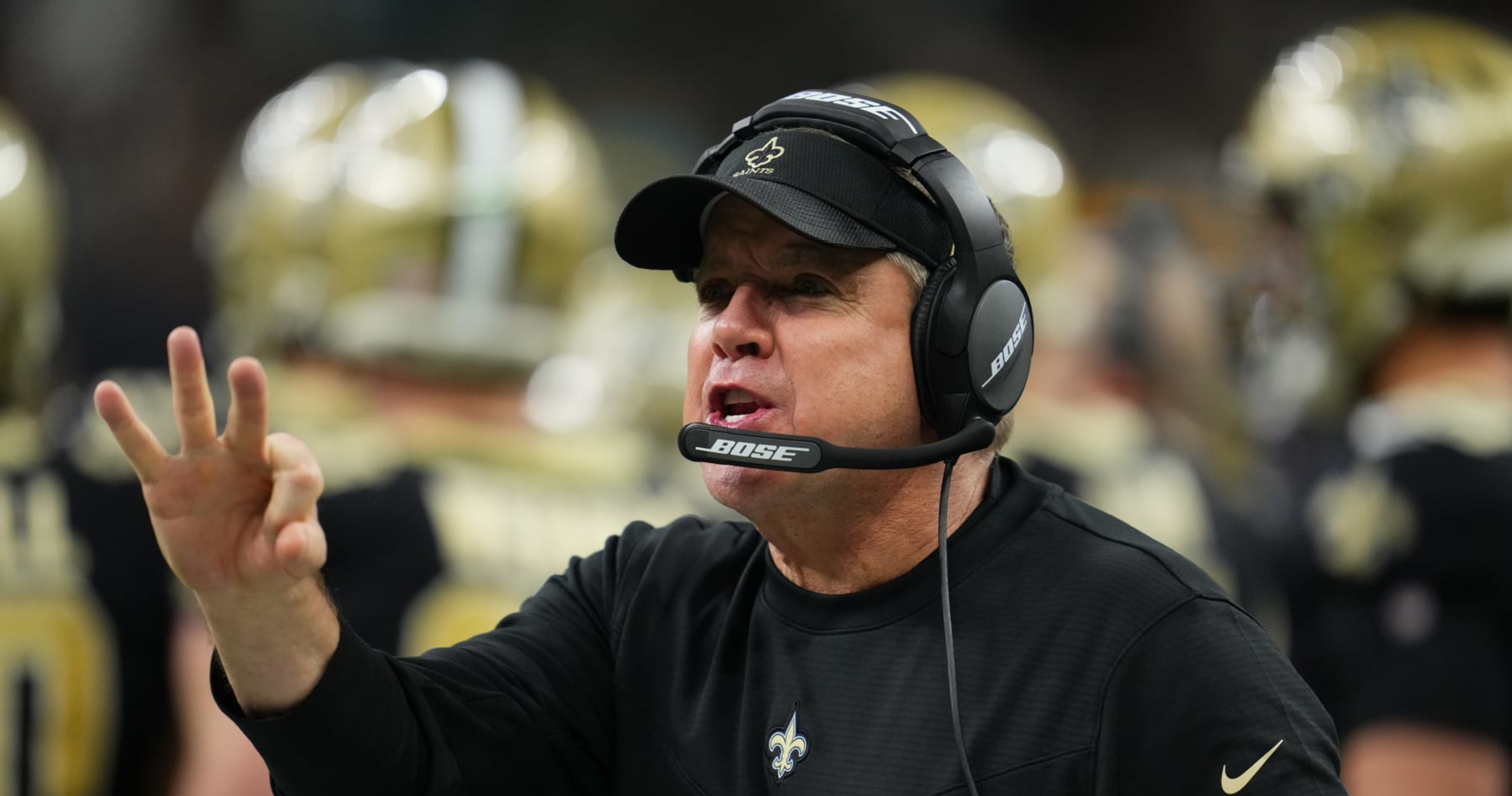 Tom Brady and Sean Payton with the Saints in 2023, the worst-kept secret  in the NFL, according to reports